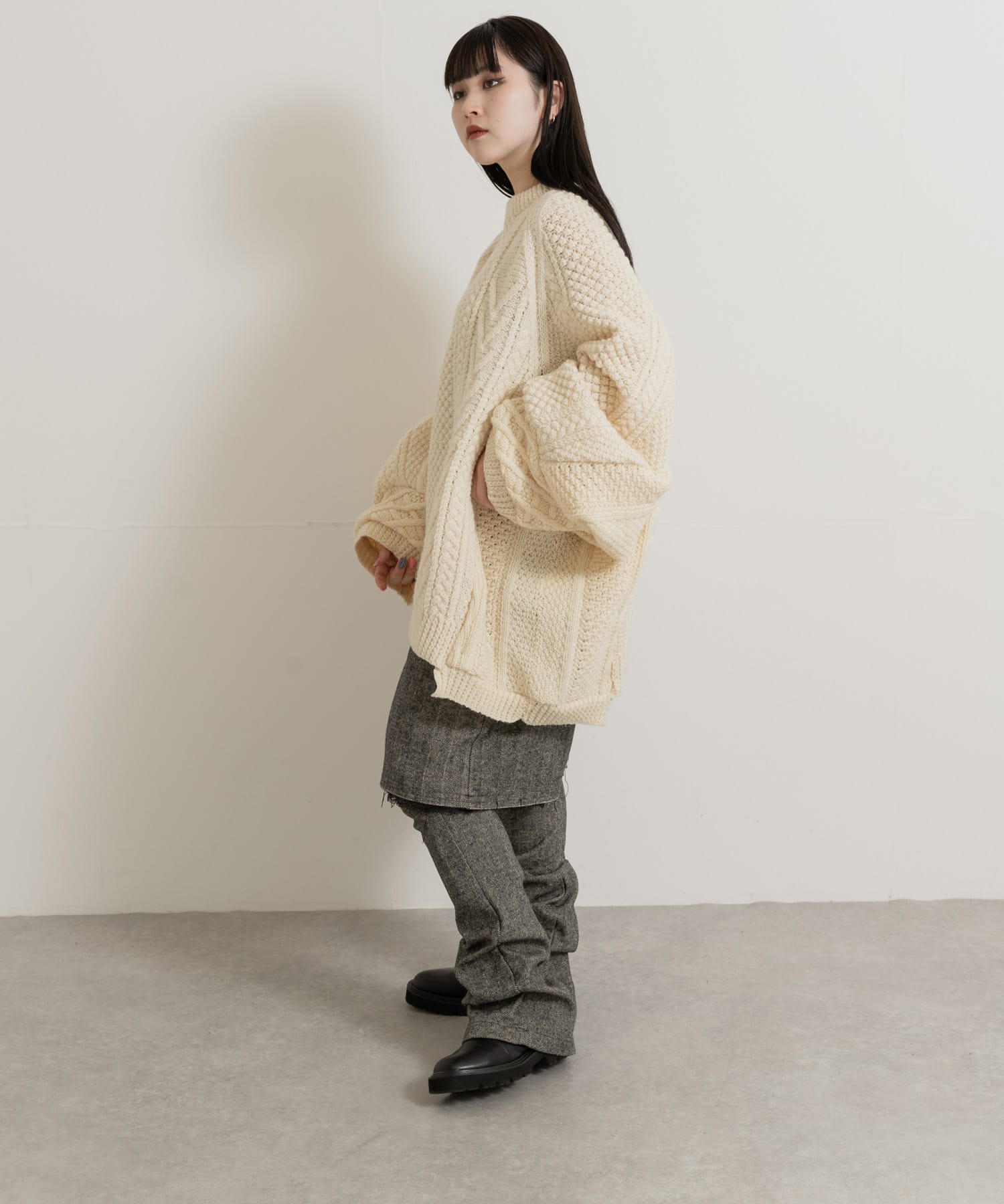 身長：156cm サイズ：one