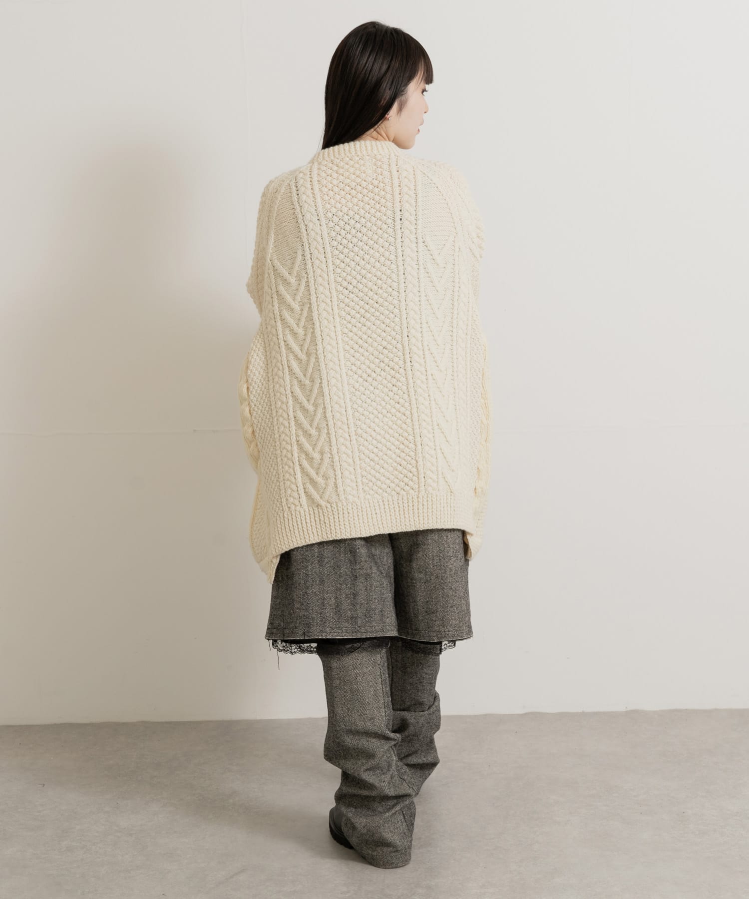 身長：156cm サイズ：one