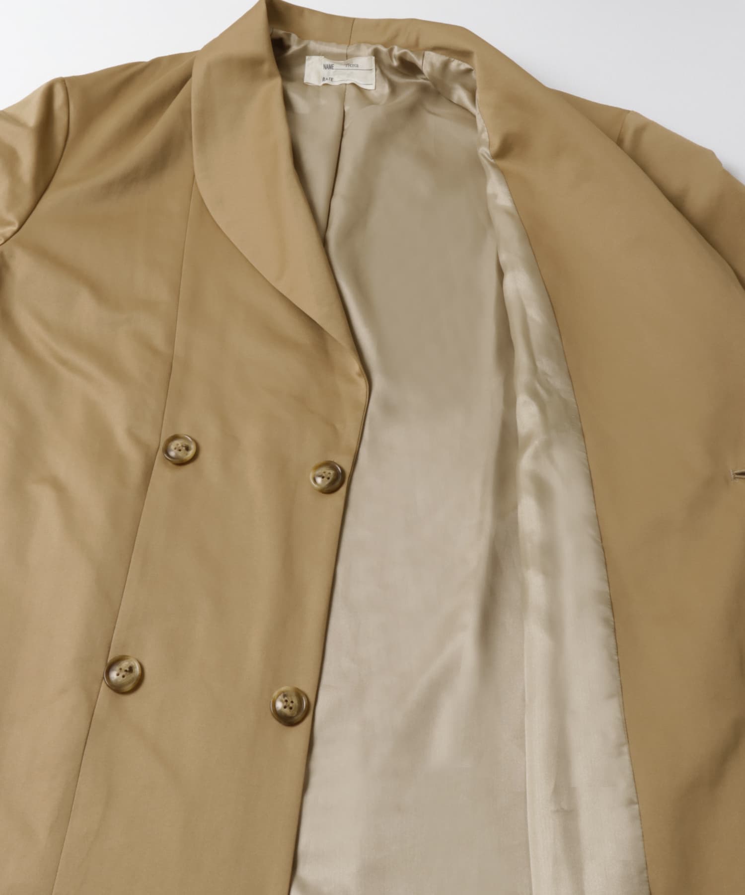 77circa　horse riding all in one coat beige1 S
