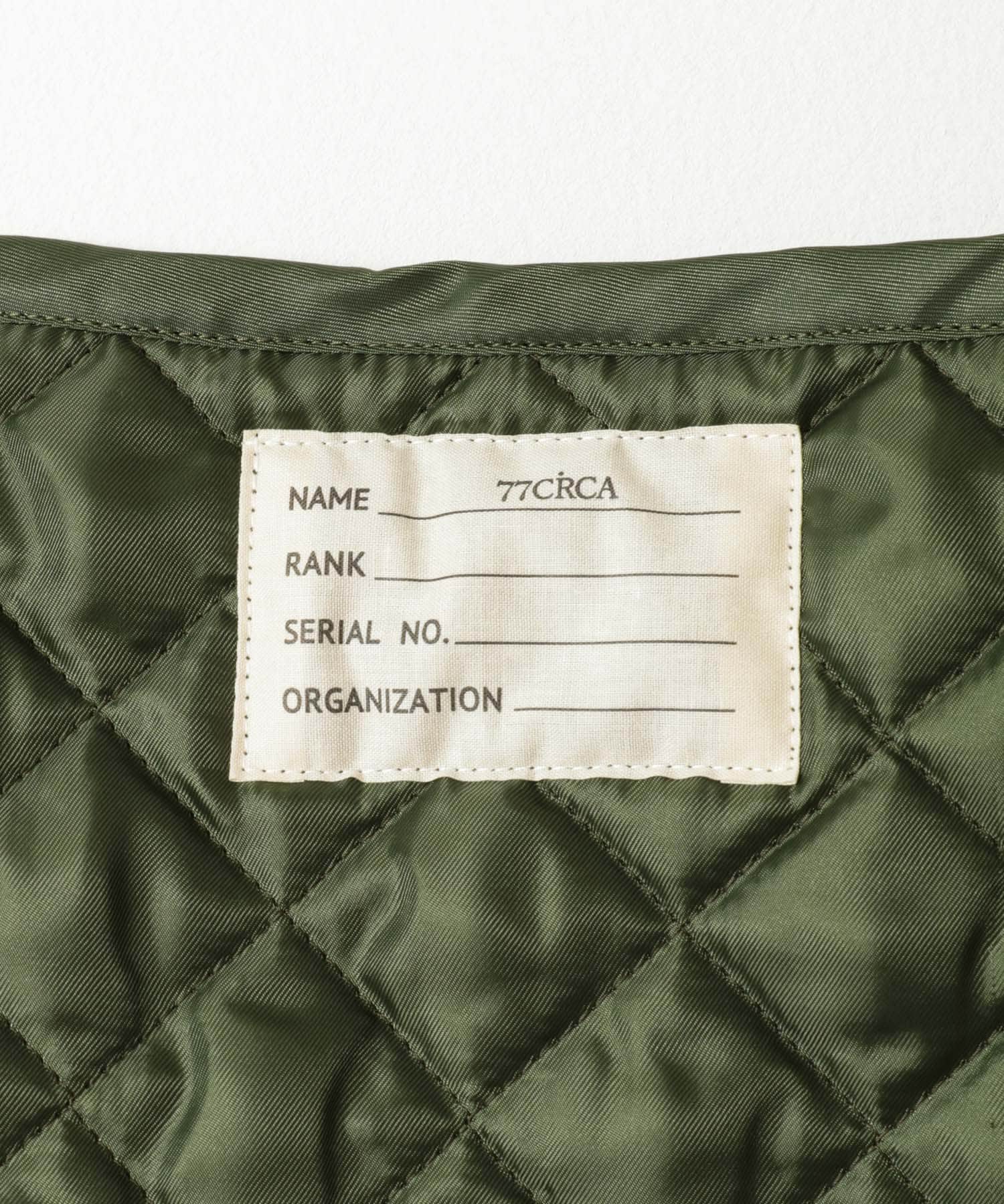 77circa　original quilting wide jacket olive one