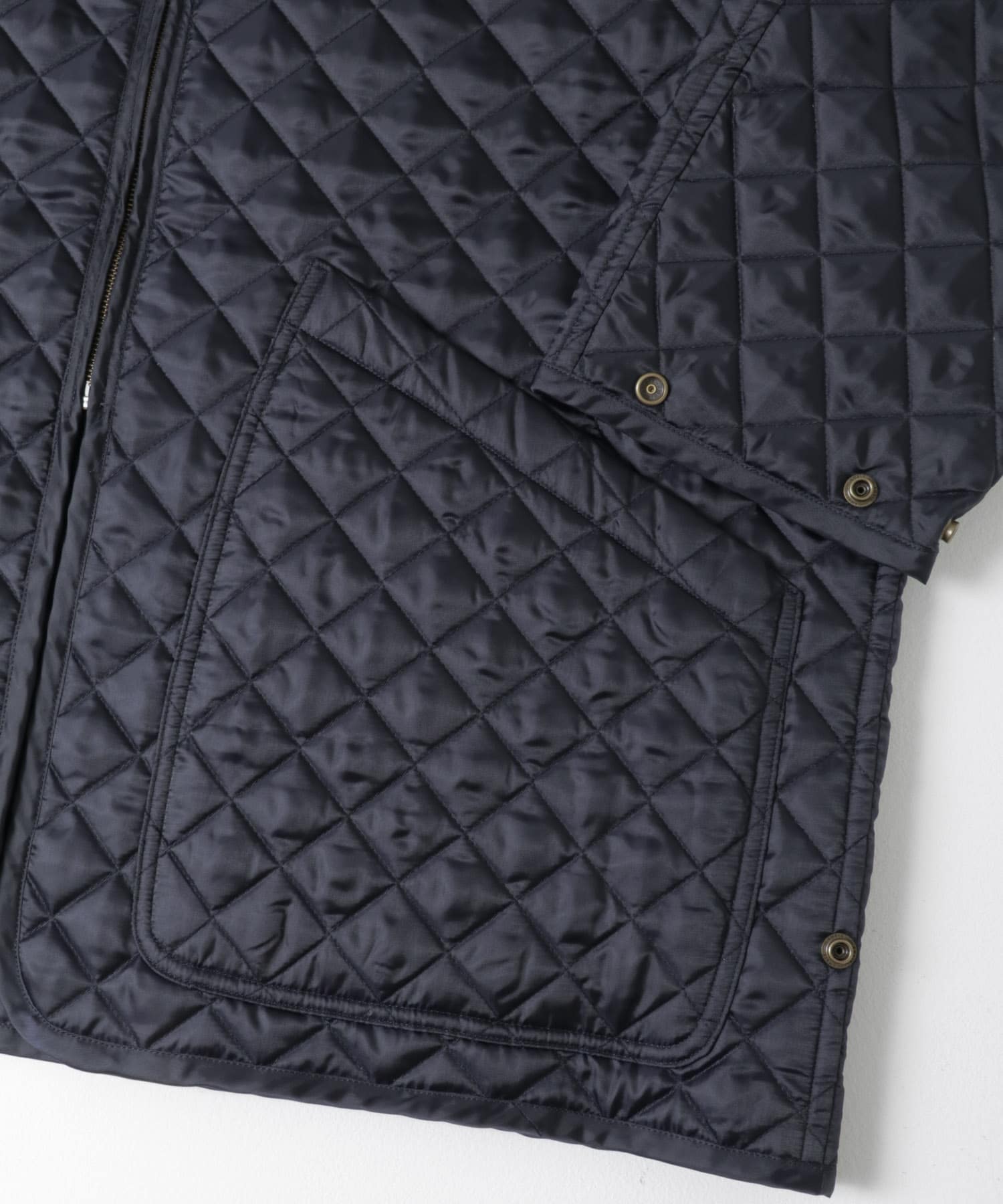 77circa　original quilting wide jacket navy one