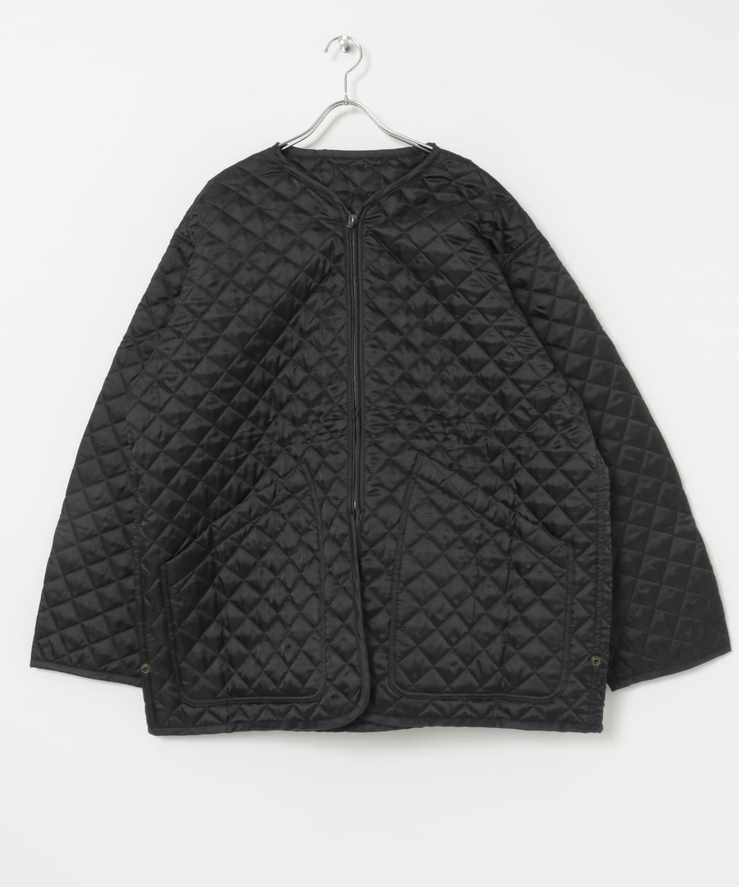 77circa　original quilting wide jacket black one