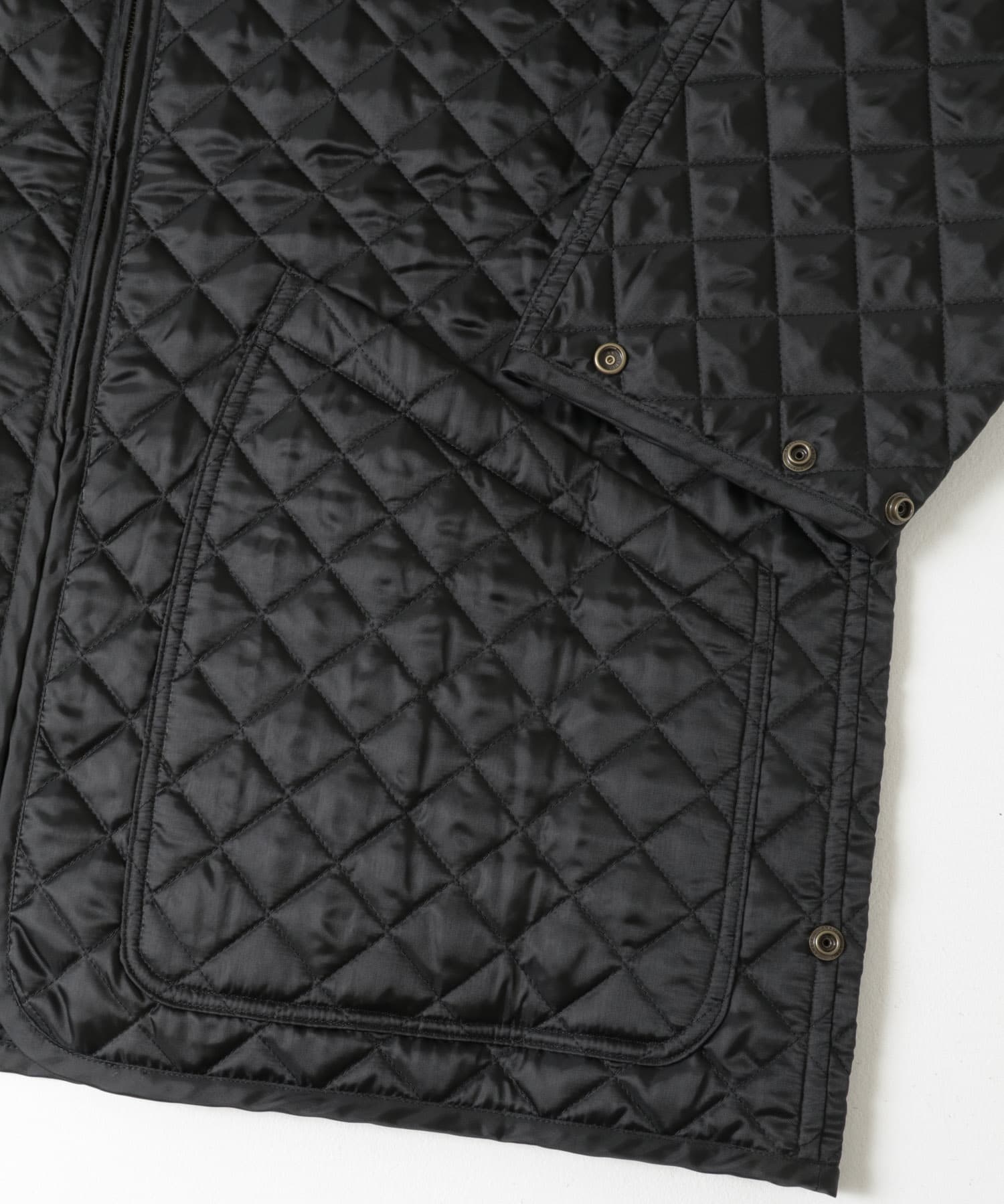 77circa　original quilting wide jacket black one
