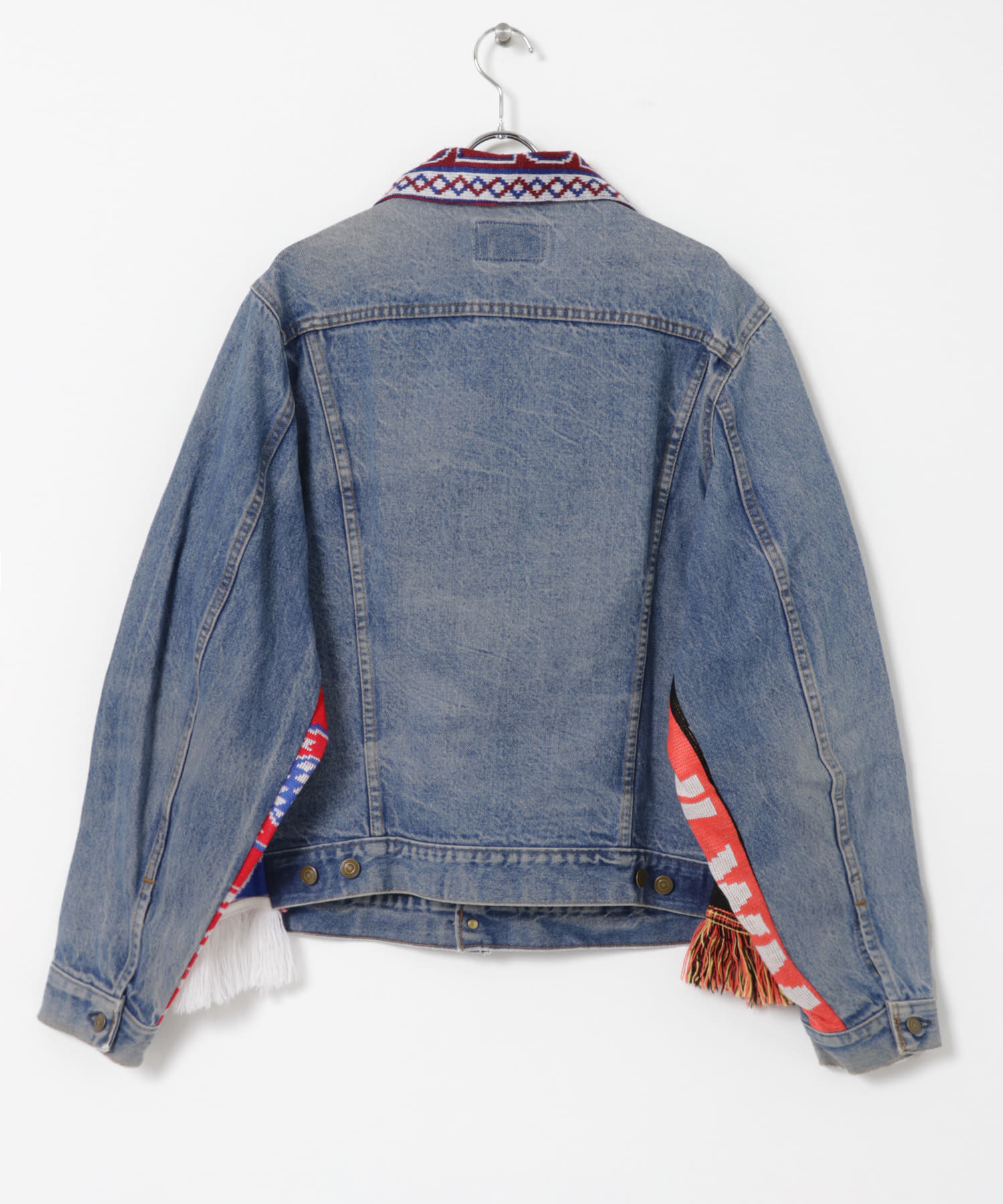 77circa　sport muffler denim jacket blue5 L
