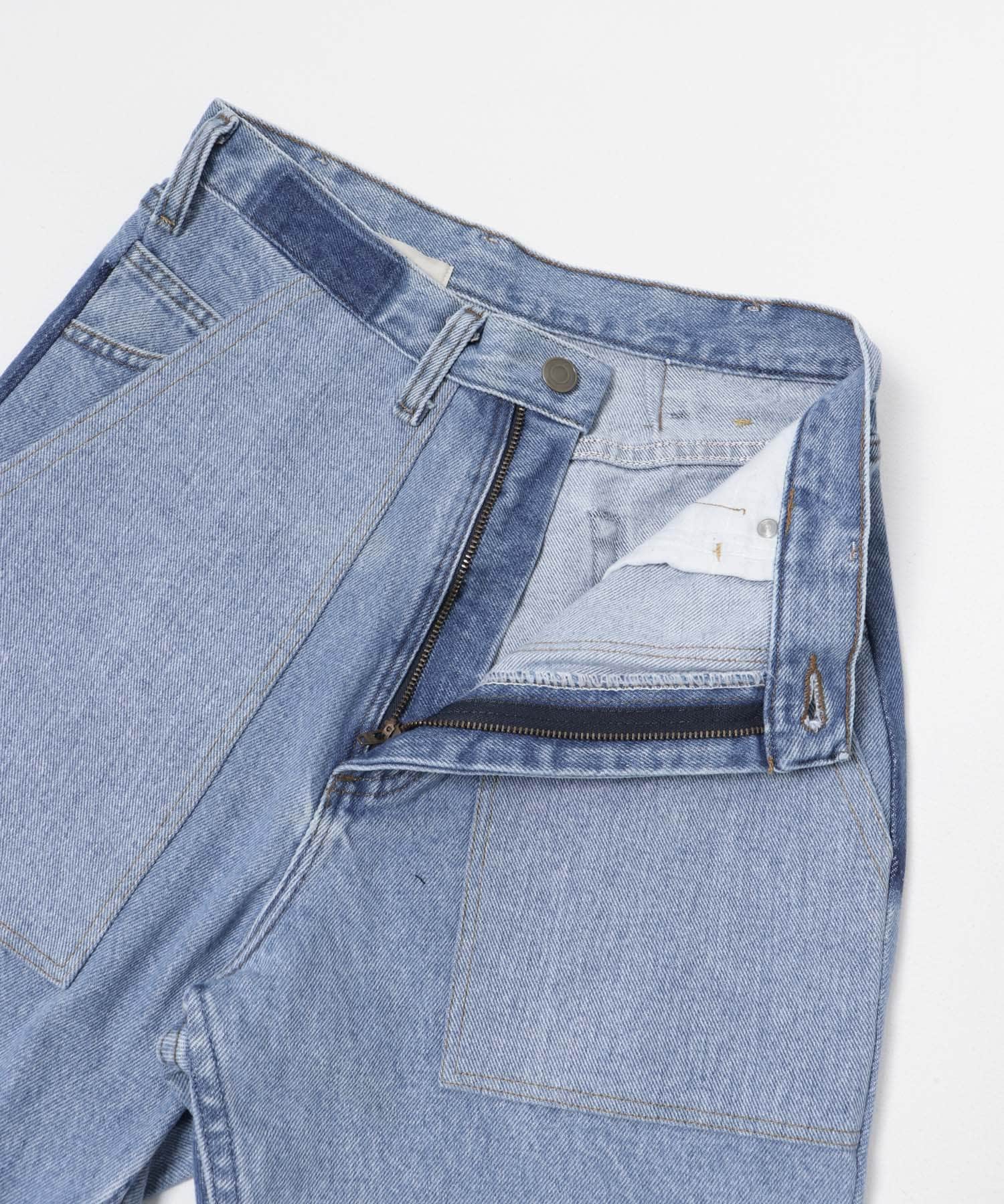 77circa　slit hem painter denim pants blue2 28