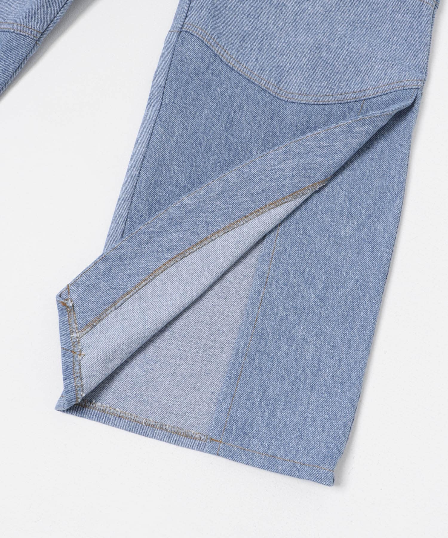77circa　slit hem painter denim pants blue2 28