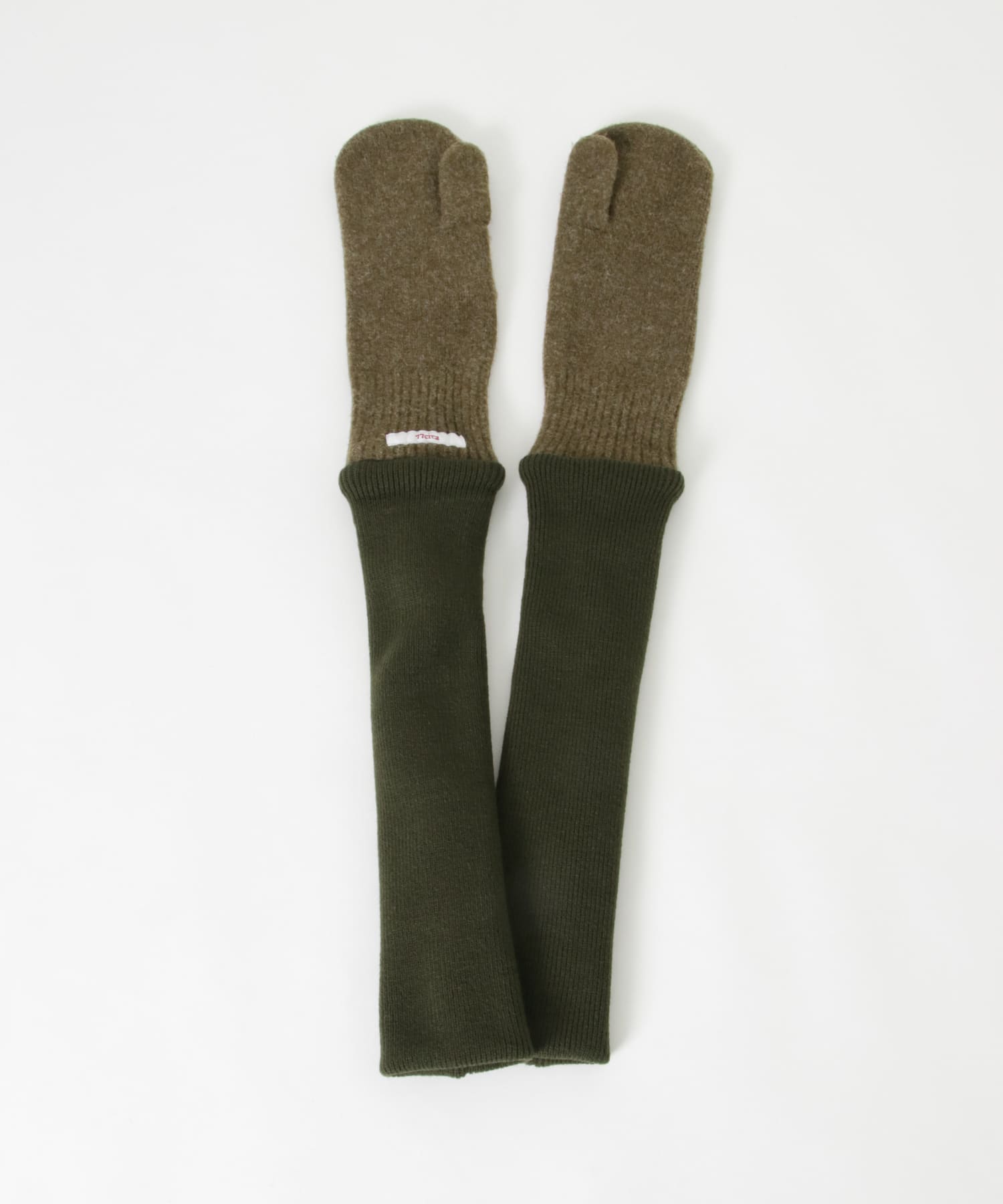 77circa　long military glove olive1 one
