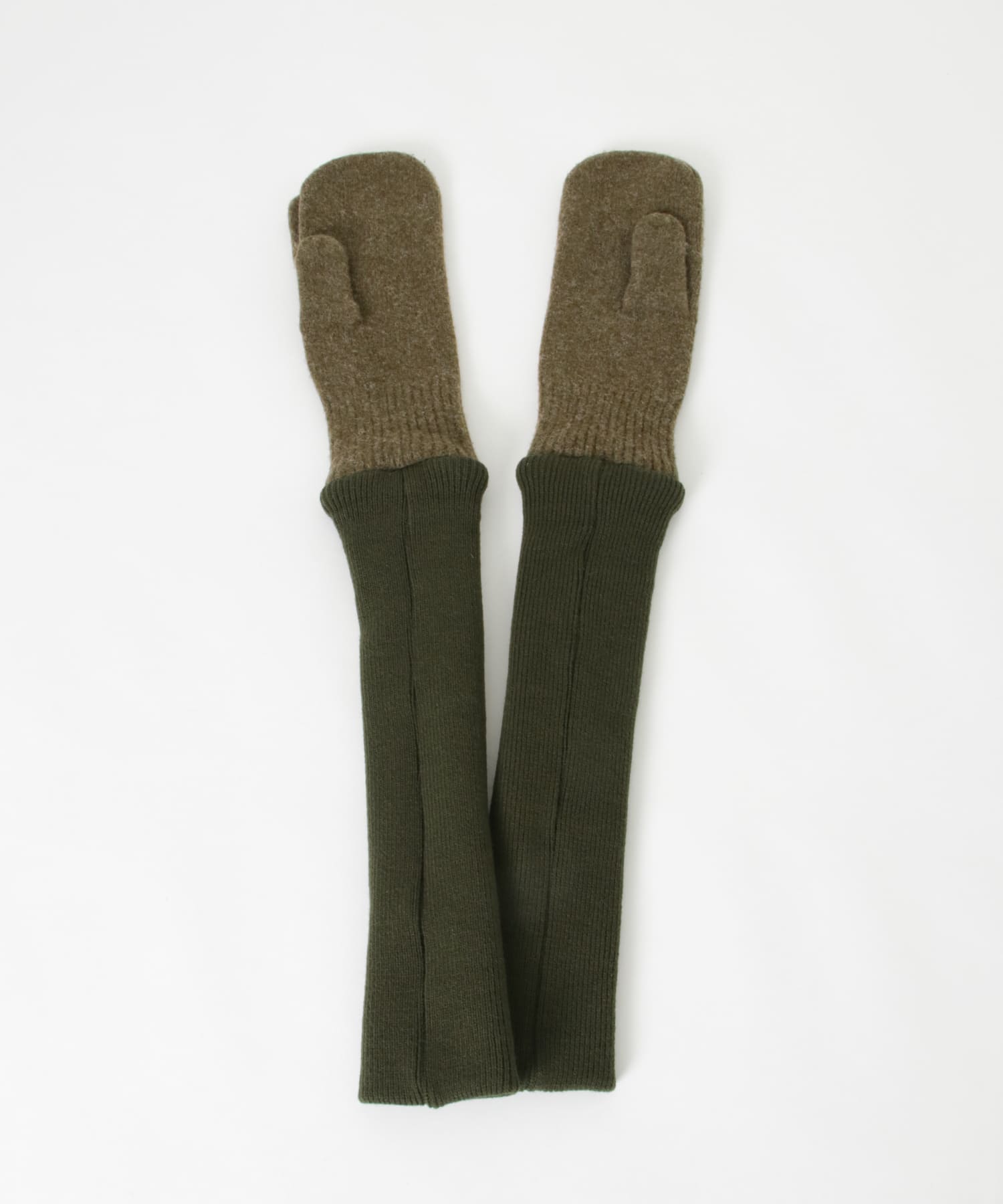 77circa　long military glove olive1 one
