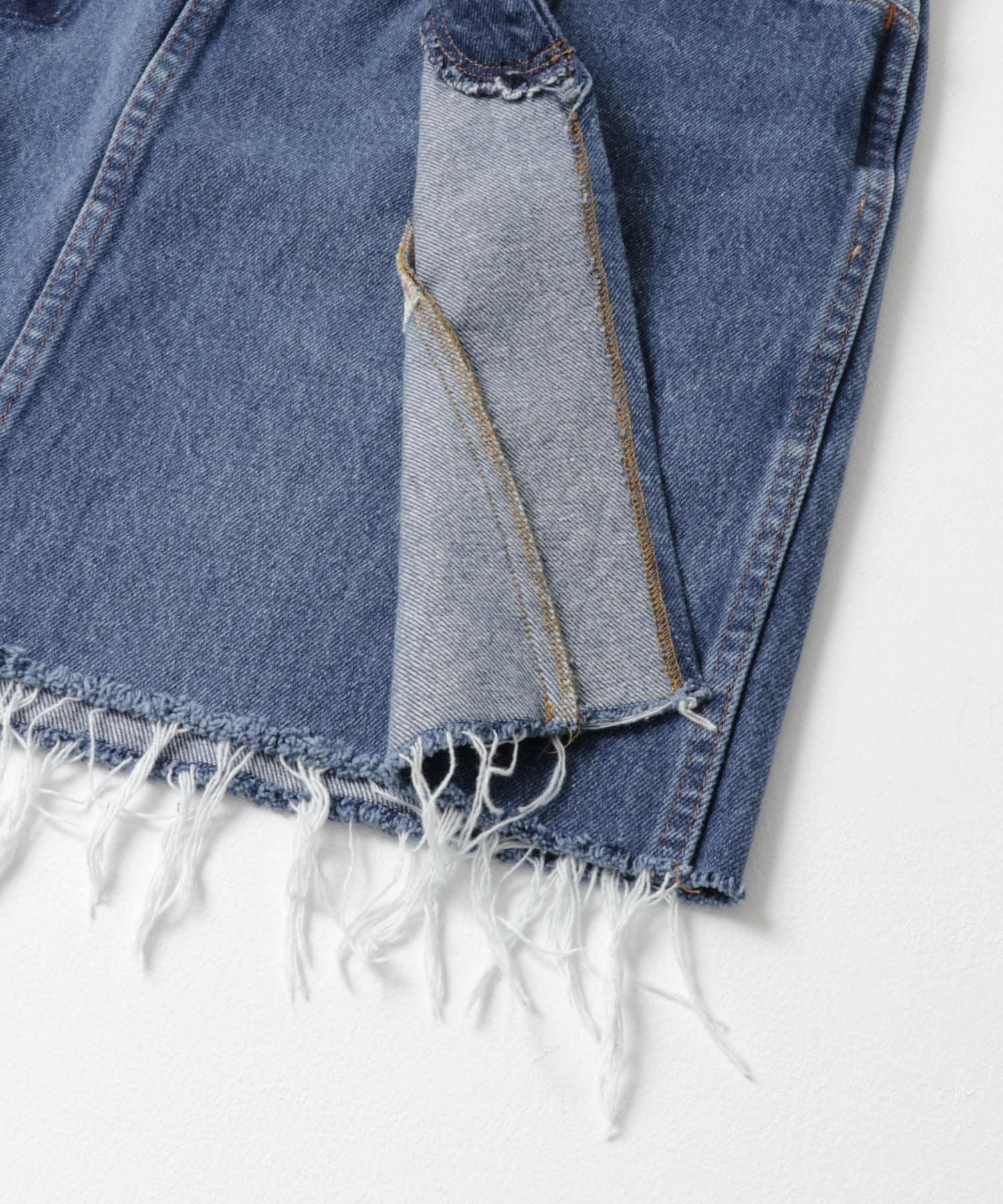 77circa　circa make denim mini skirt blue2 26