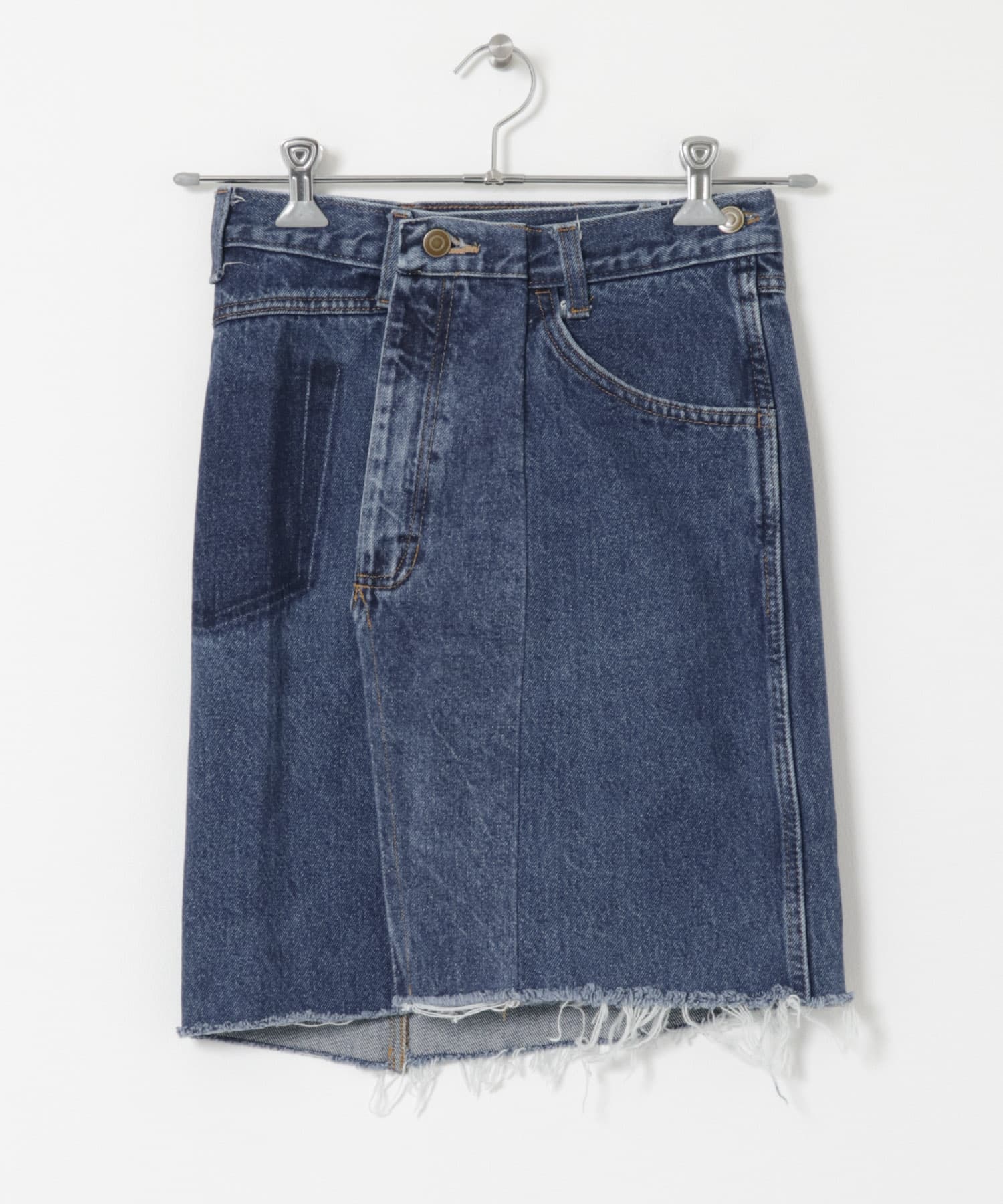 77circa　circa make denim mini skirt blue3 26
