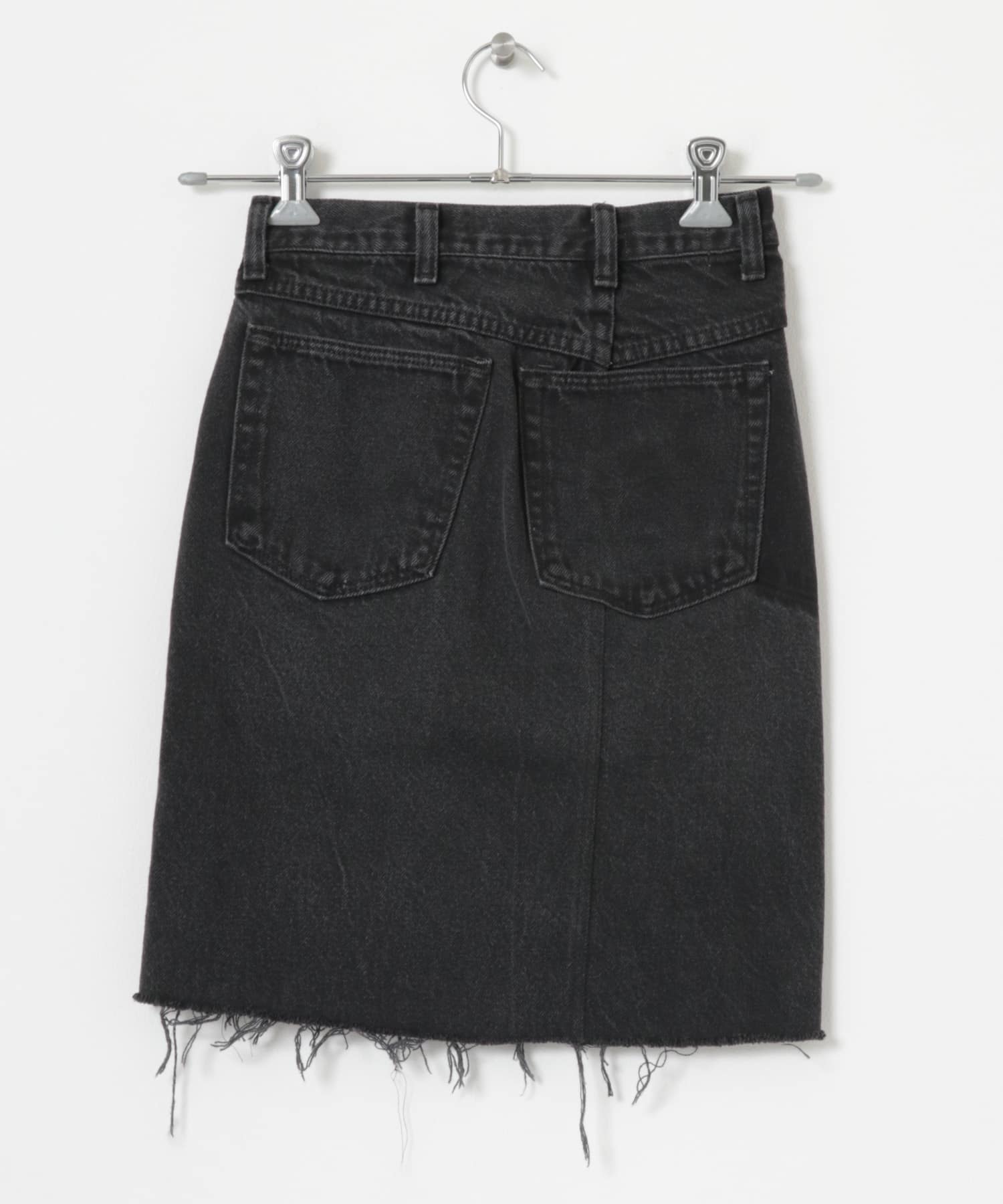 77circa　circa make denim mini skirt black1 26