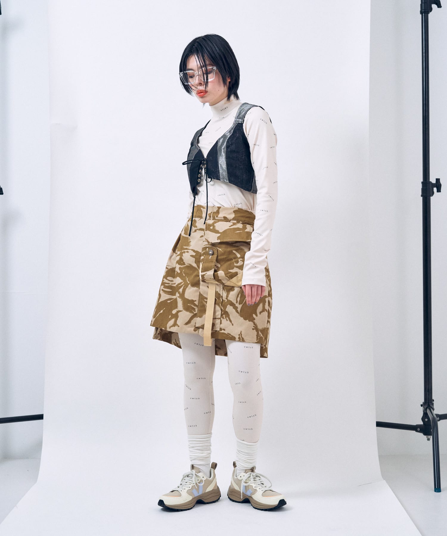 身長：168cm サイズ：one
