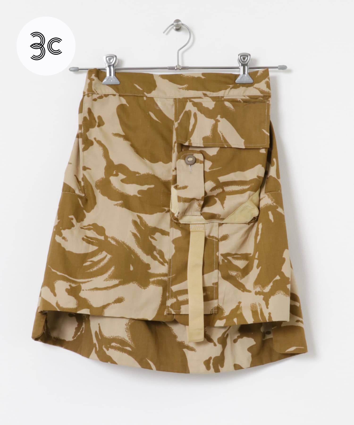 77circa　circa make camo mini skirt
