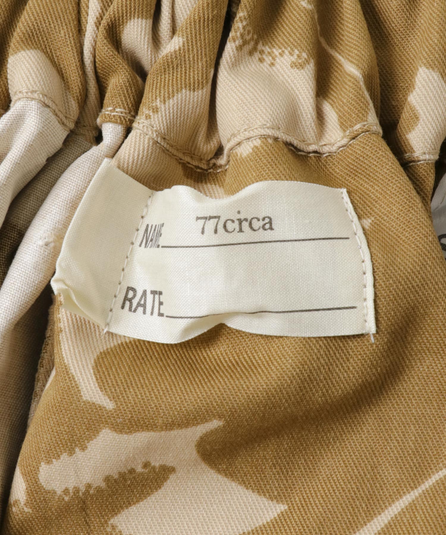 77circa　circa make camo mini skirt camo3 one
