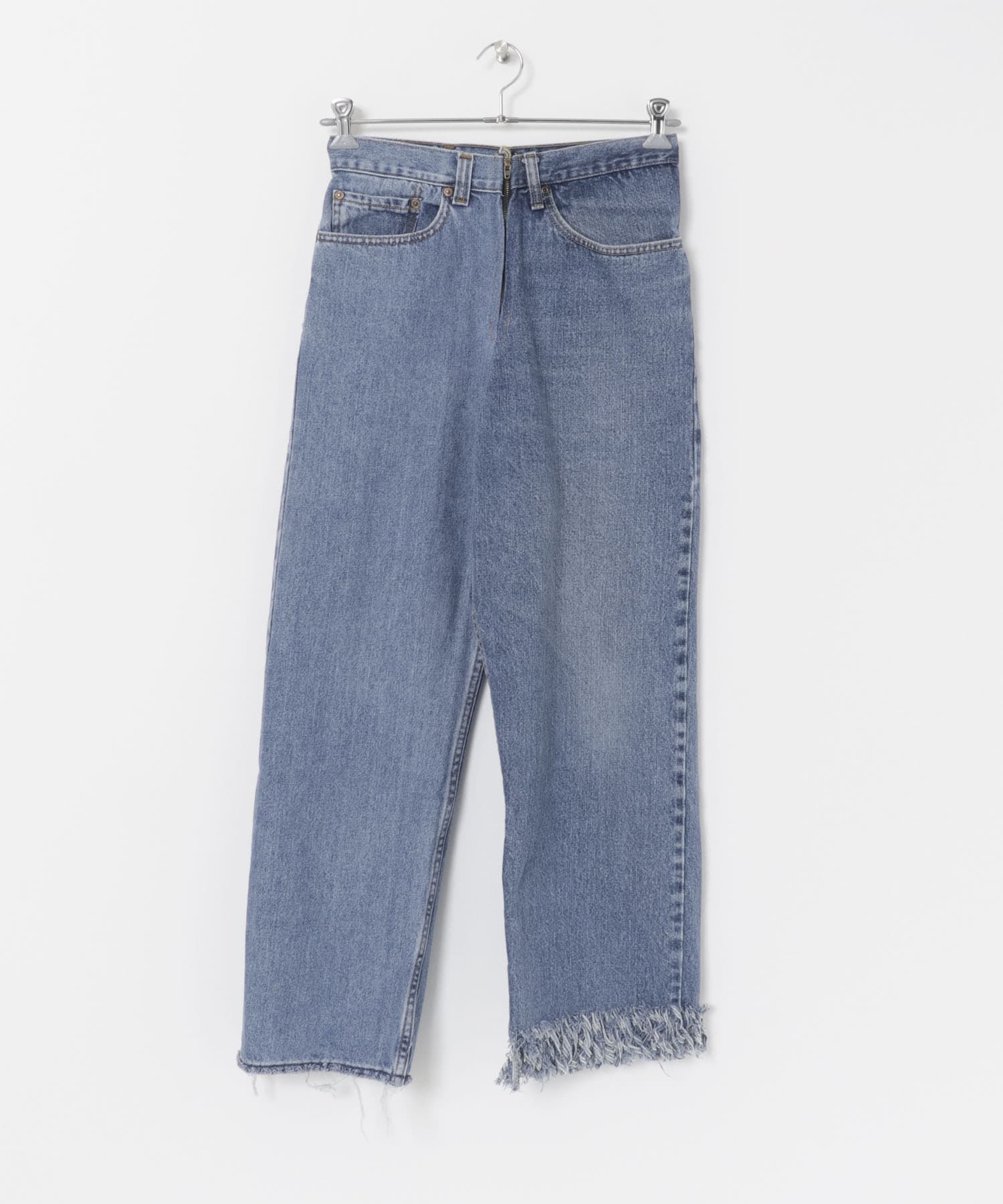 77circa　fringe denim pants 28