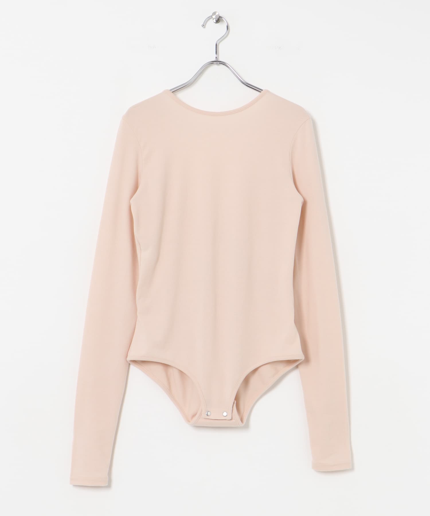 &her　Backopen Bodysuit PINK FREE