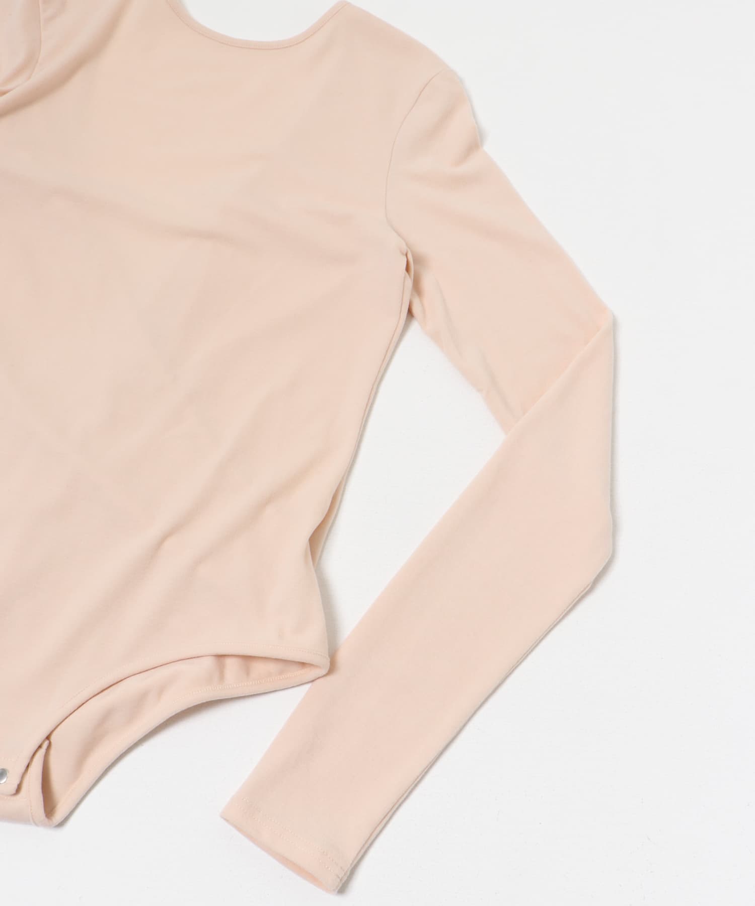 &her　Backopen Bodysuit PINK FREE