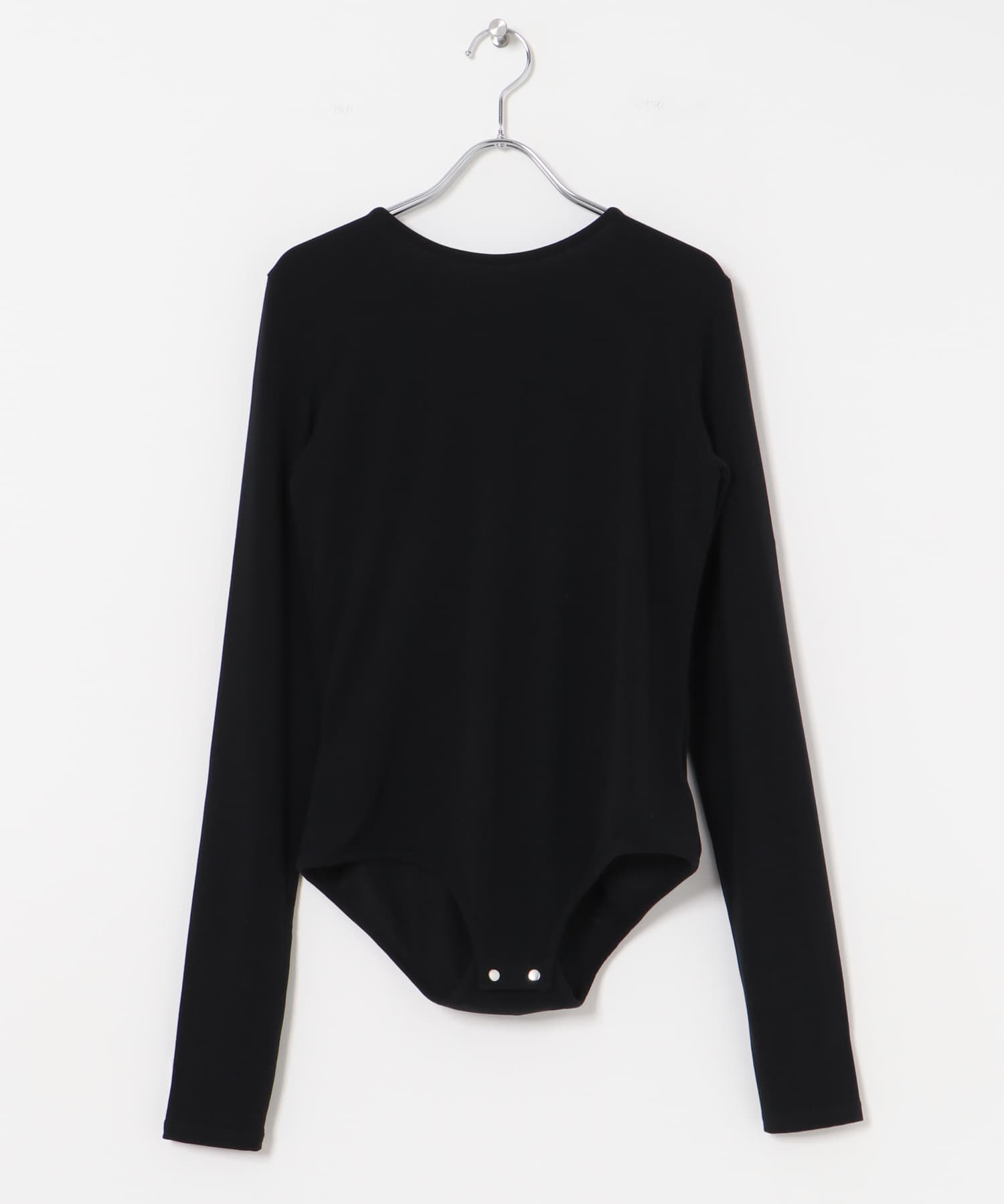 &her　Backopen Bodysuit BLACK FREE