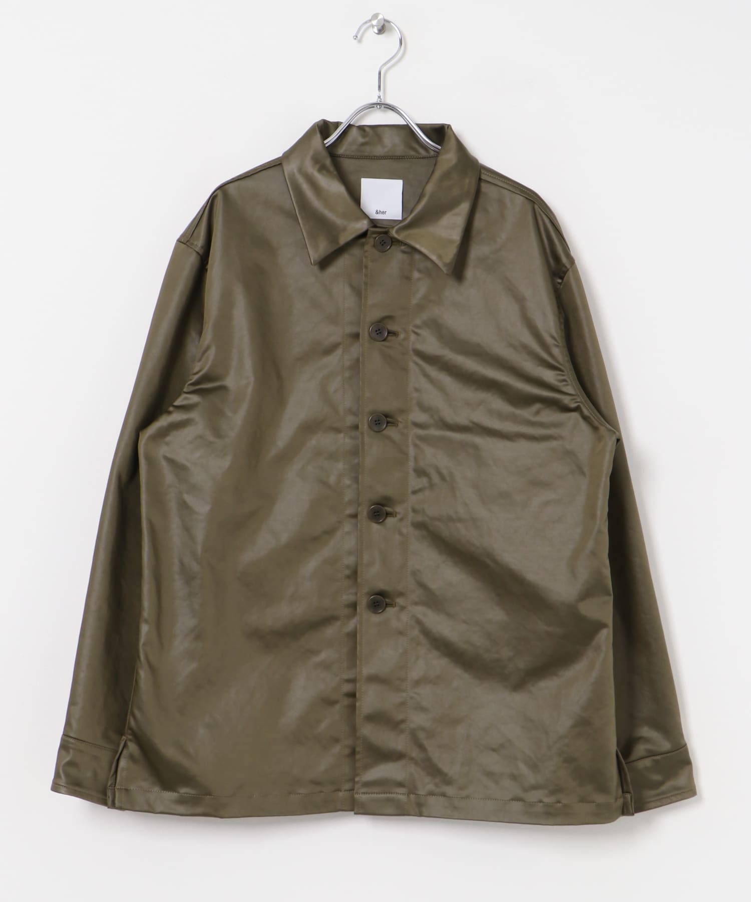 &her　Ecoleather Jacket