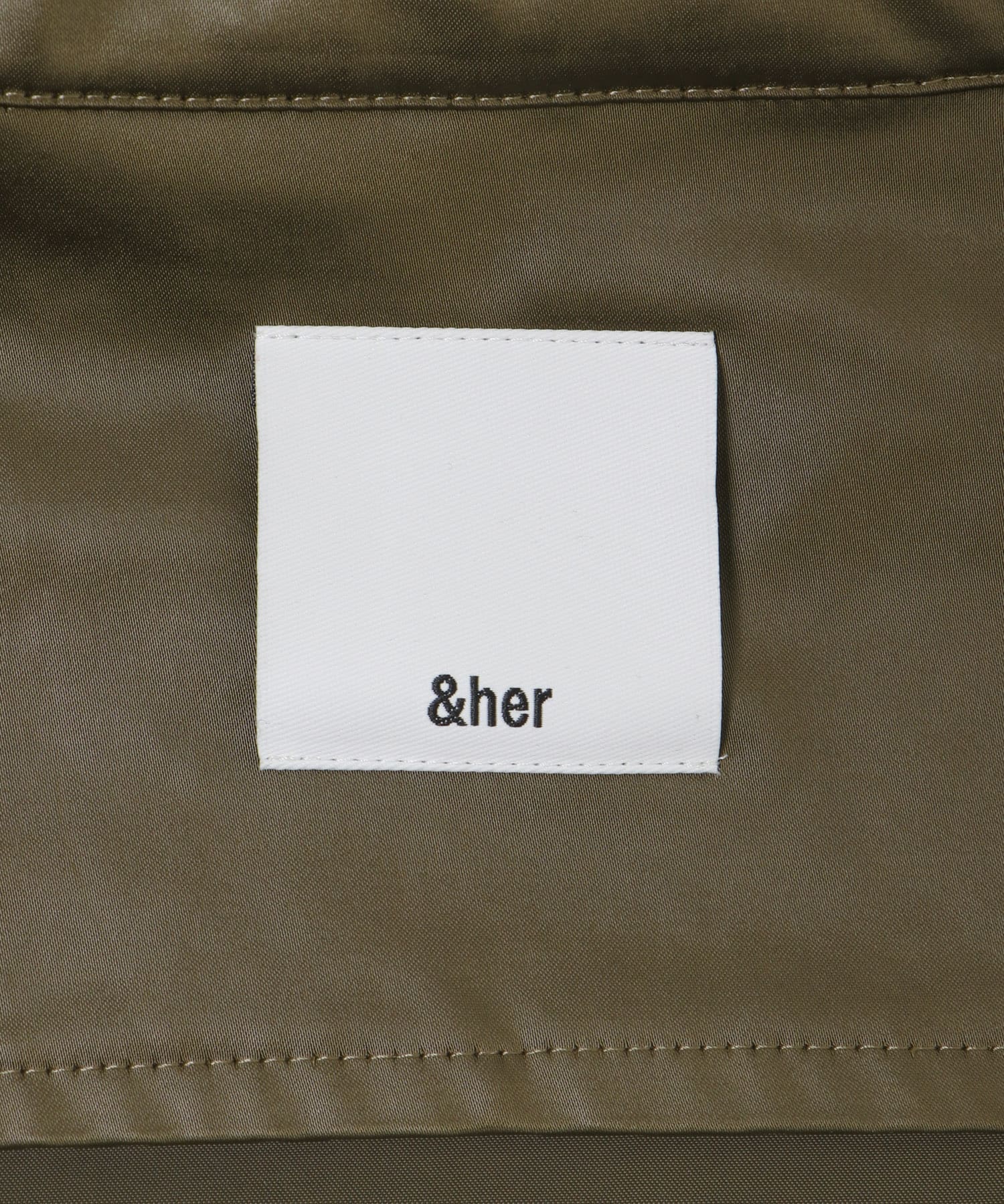 &her Ecoleather Jacket(FREE OLIVE): アウター｜URBAN RESEARCH