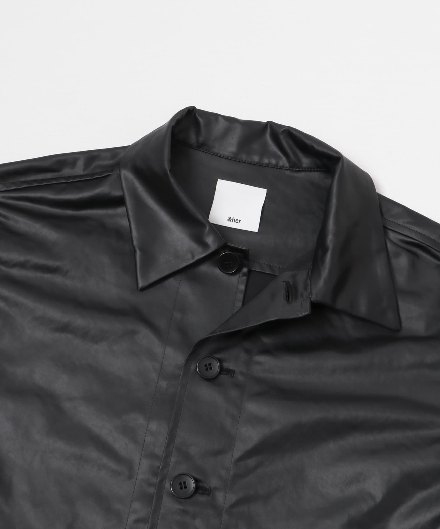 &her Ecoleather Jacket(FREE OLIVE): アウター｜URBAN RESEARCH