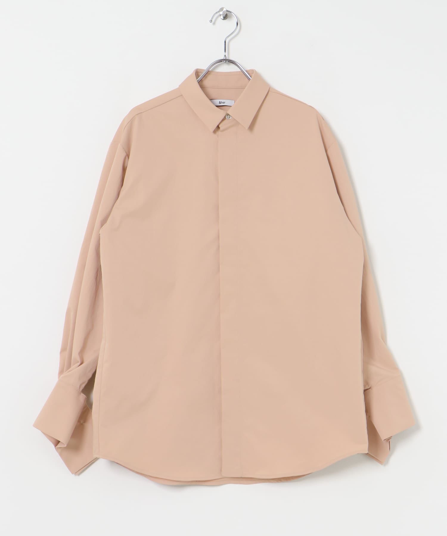 &her　Basic Shirts PINK FREE