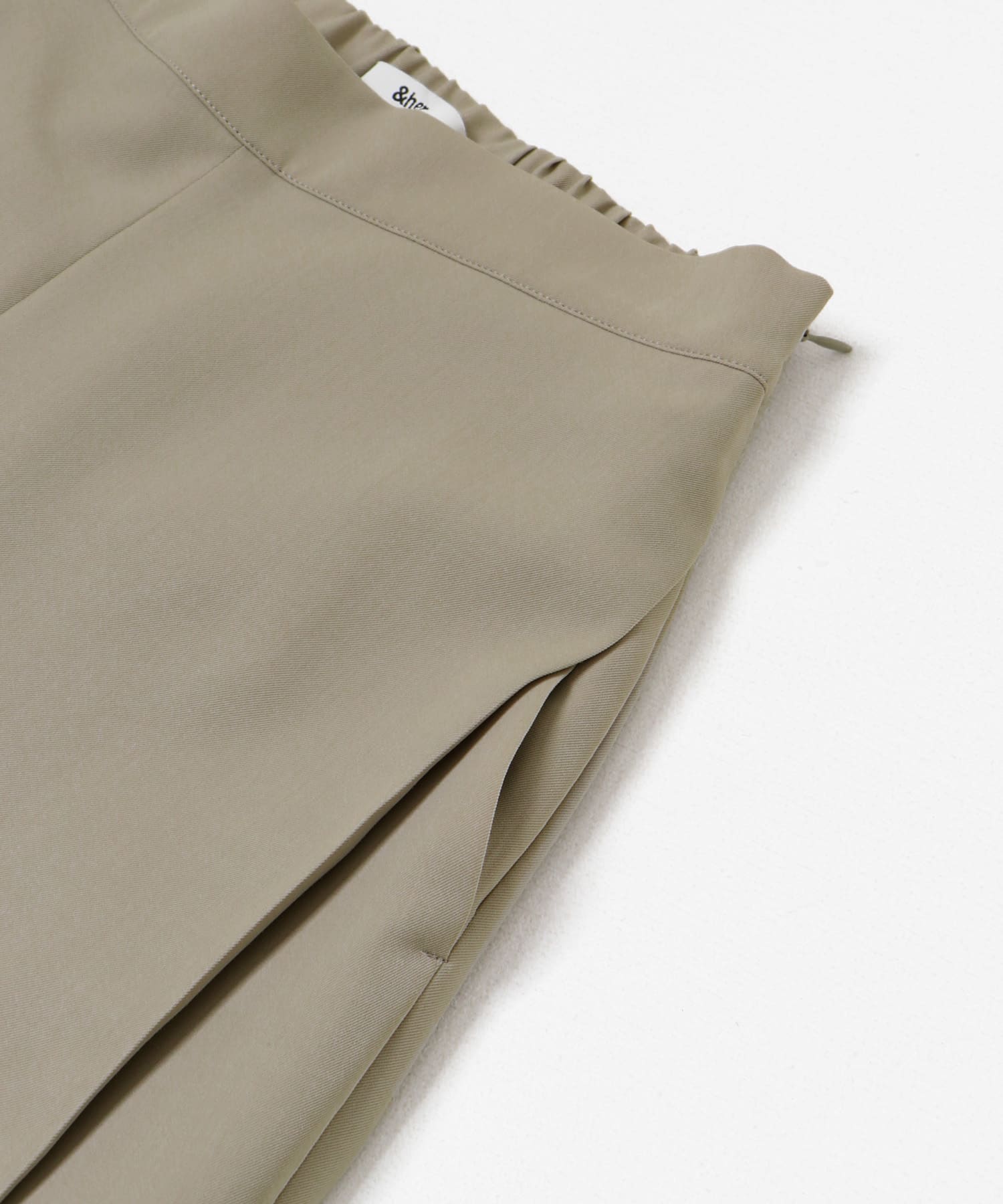 &her　Thick Skirt Pants SAND 36