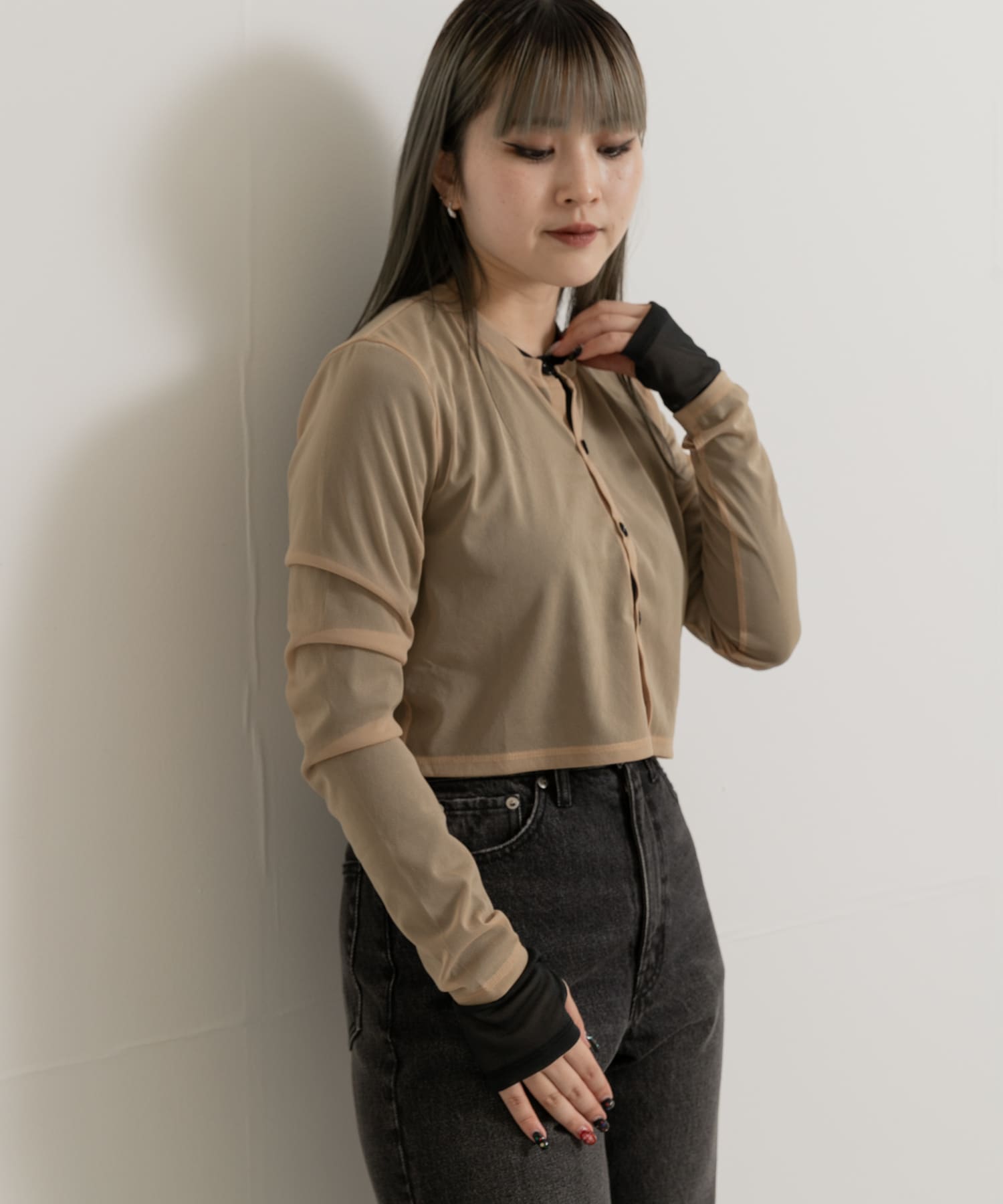 身長：156cm サイズ：FREE