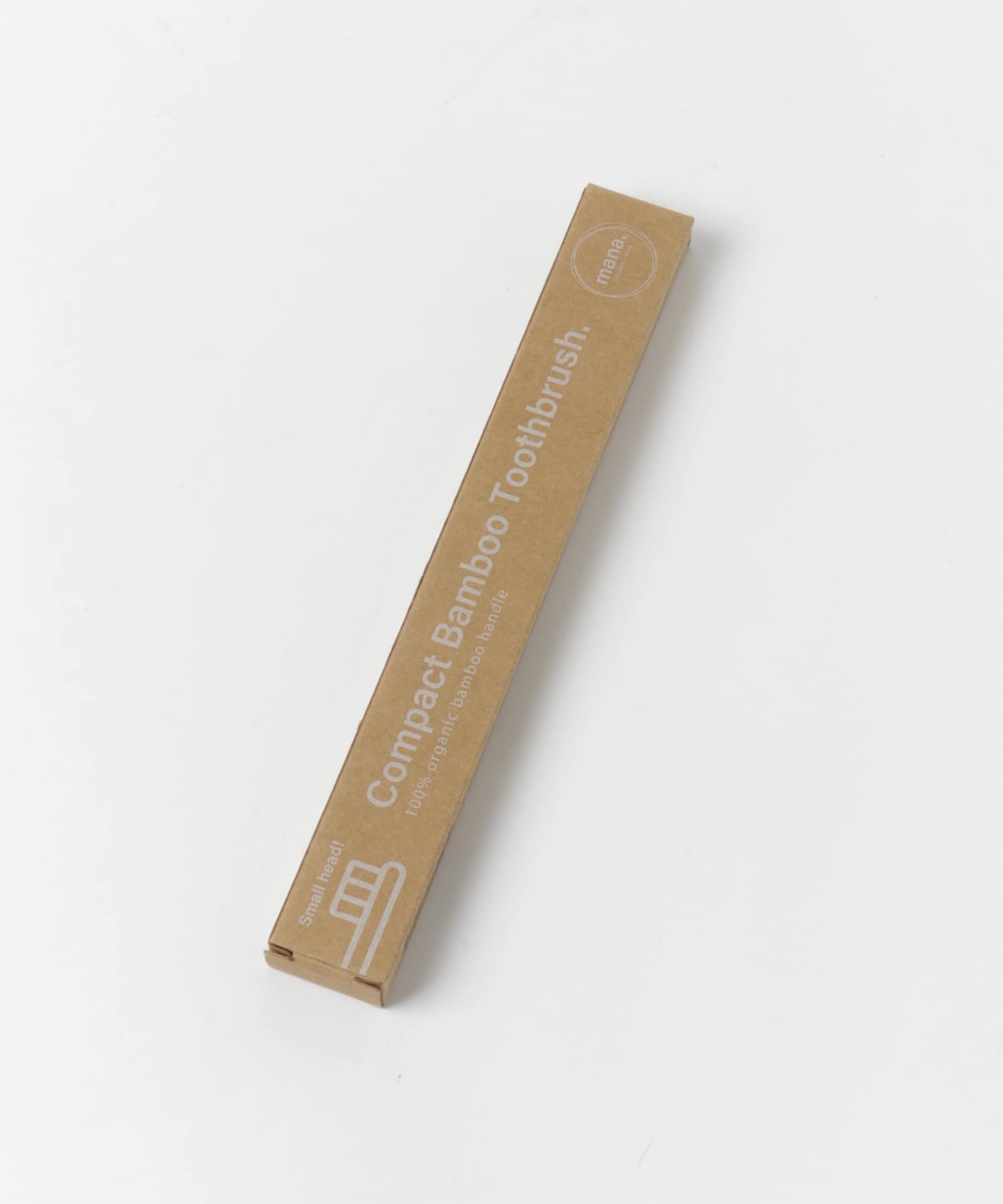 mana. ORGANIC LIVING　竹歯ブラシ コンパクト natural -
