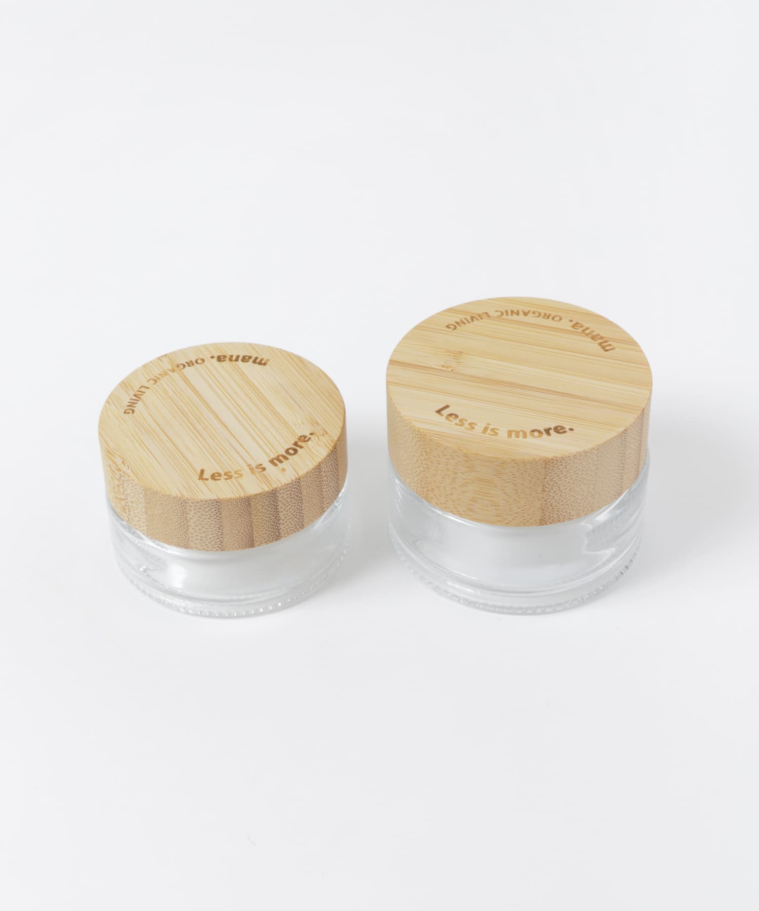 mana. ORGANIC LIVING　トラベルケースセット(S+M) natural -