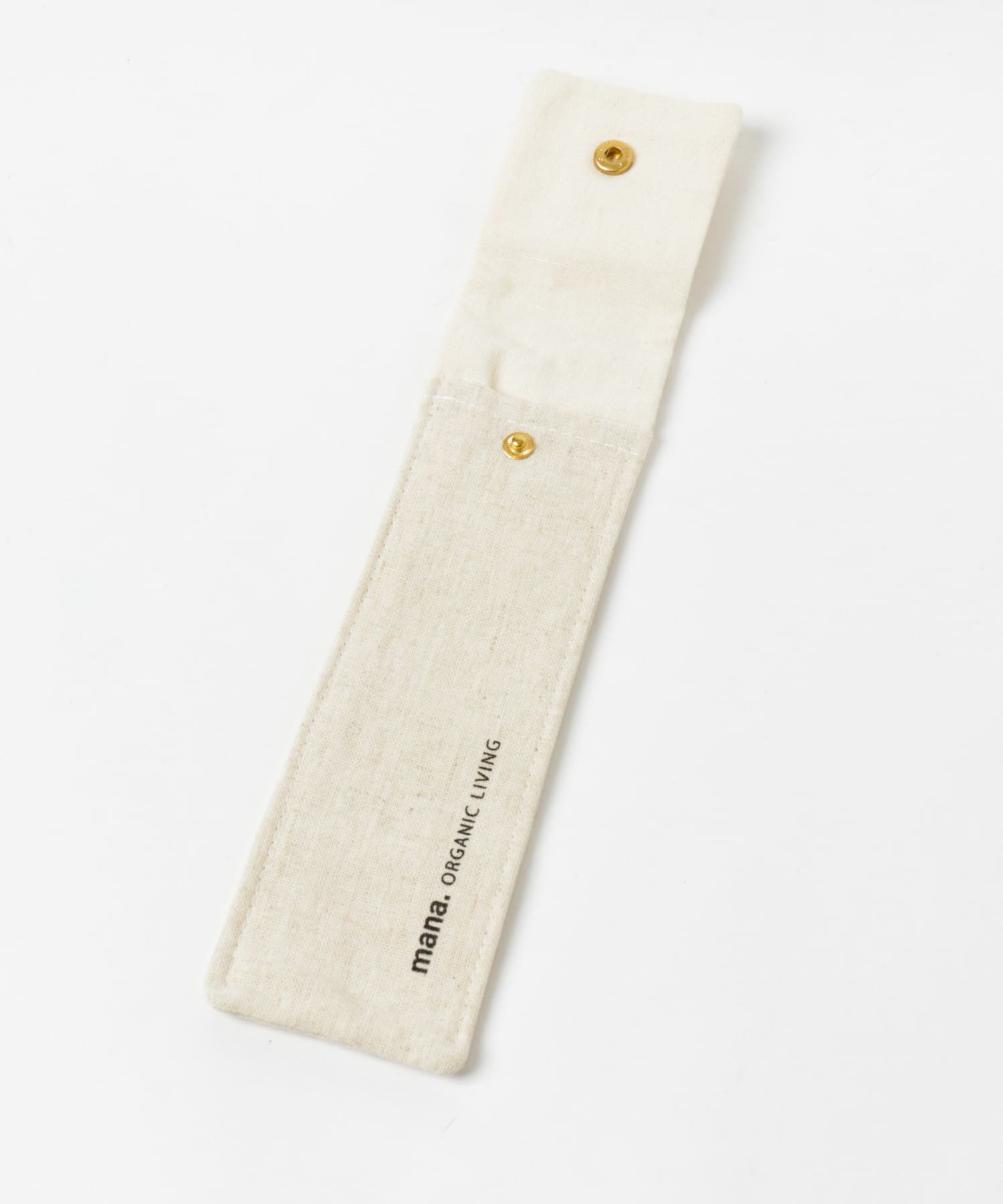 mana. ORGANIC LIVING　タピオカステンレス製ストロー slv/gld -