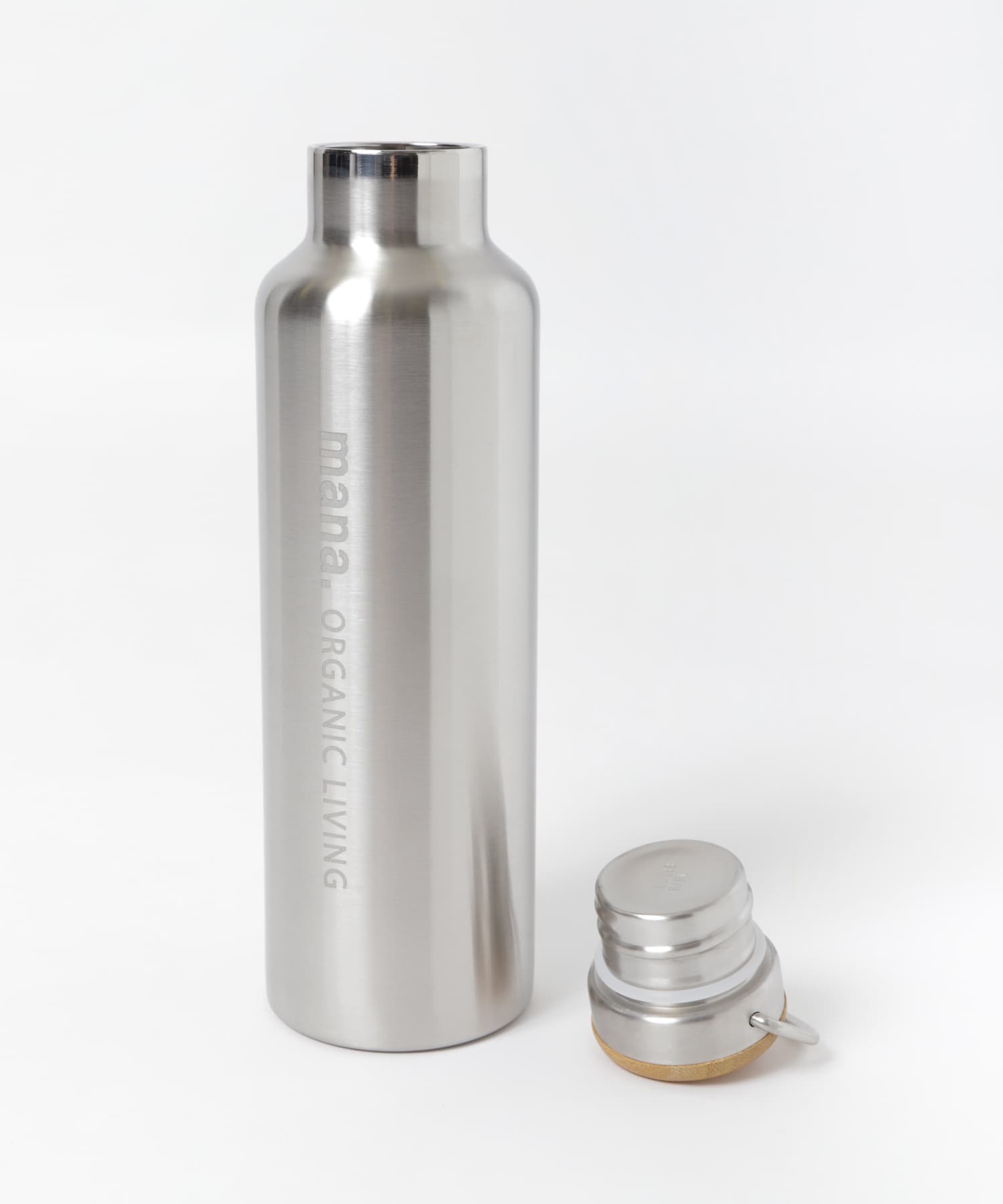 mana. ORGANIC LIVING　ステンレスボトル750ml silver -