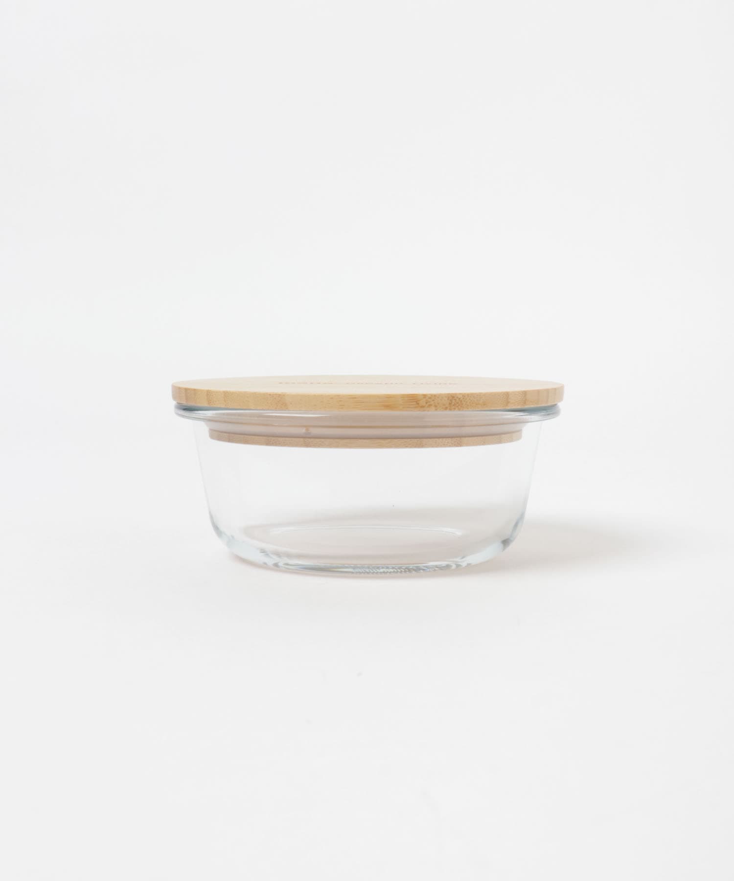 mana. ORGANIC LIVING　耐熱ガラス容器ラウンド小 natural -