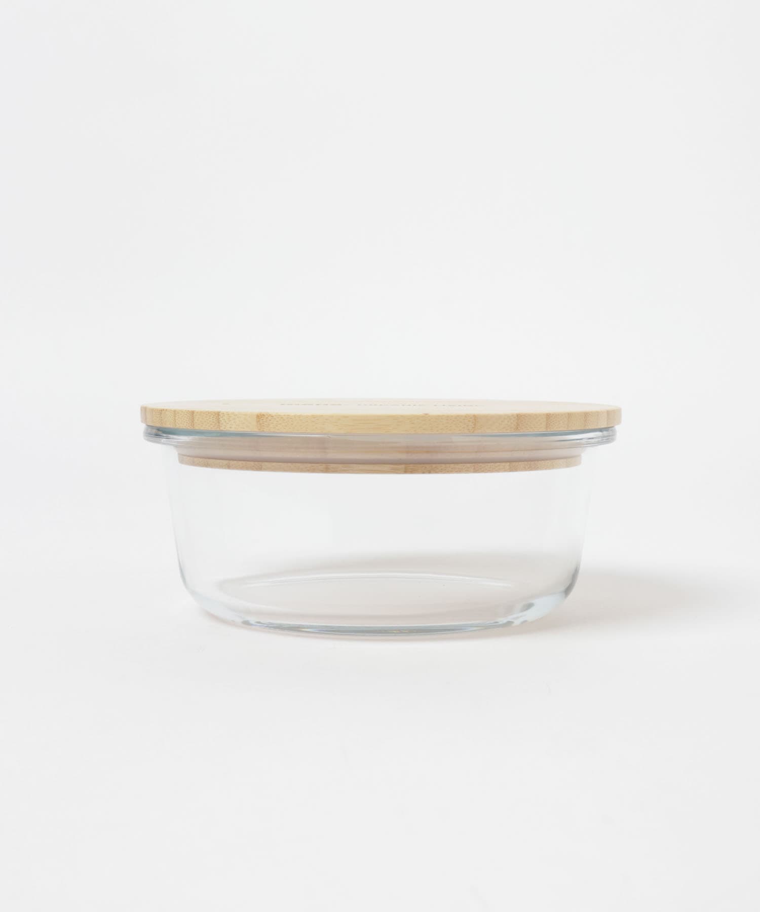 mana. ORGANIC LIVING　耐熱ガラス容器ラウンド中 natural -