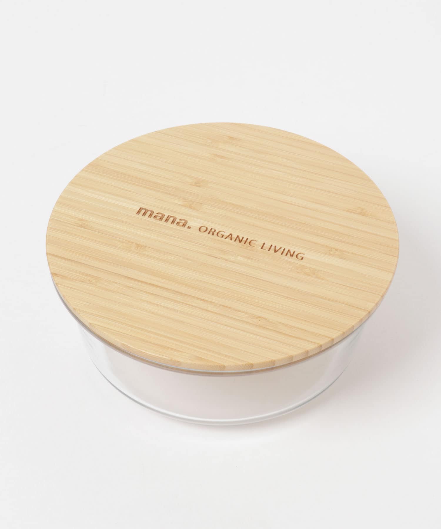 mana. ORGANIC LIVING　耐熱ガラス容器ラウンド特大