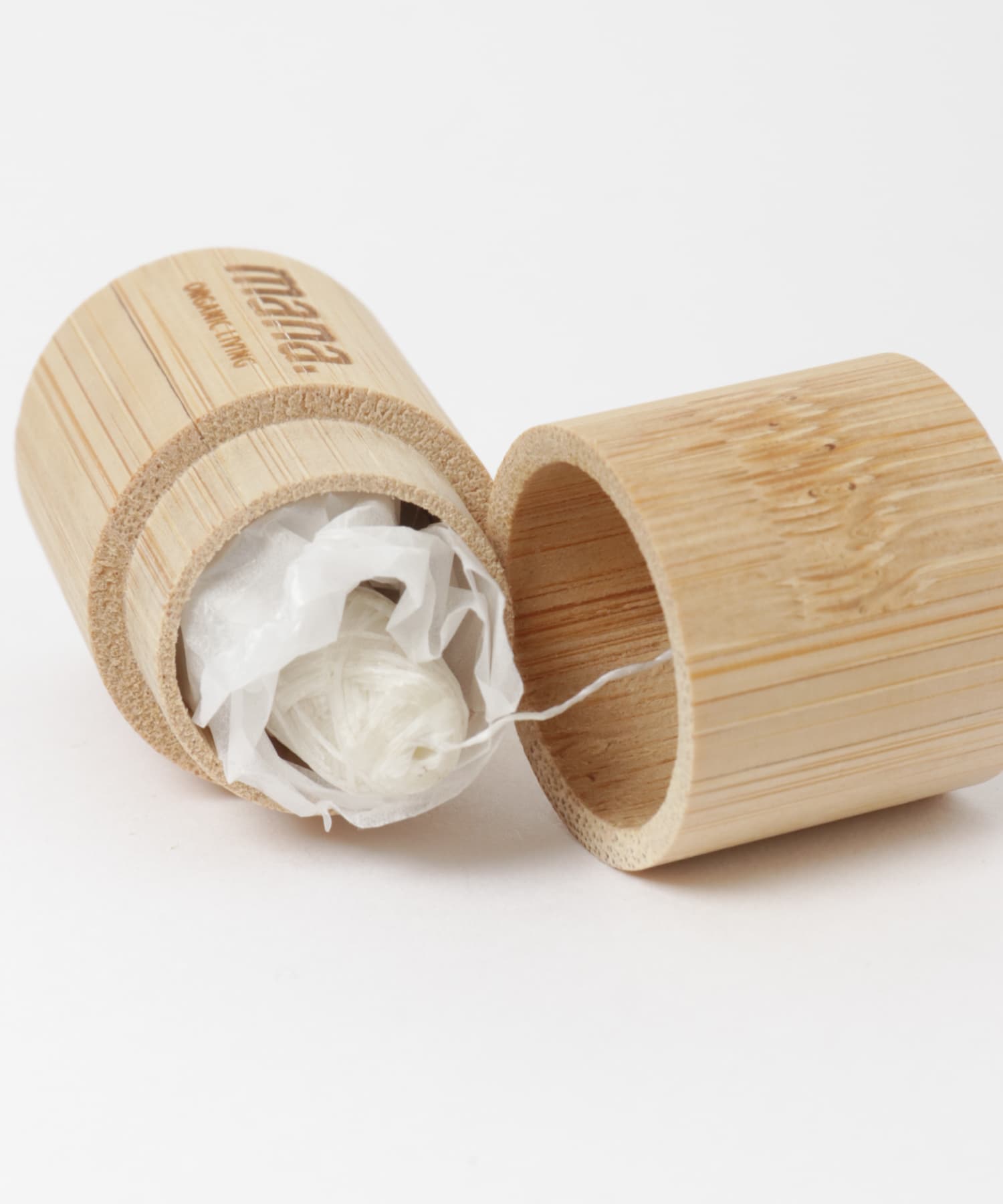 mana. ORGANIC LIVING　絹のデンタルフロス natural -