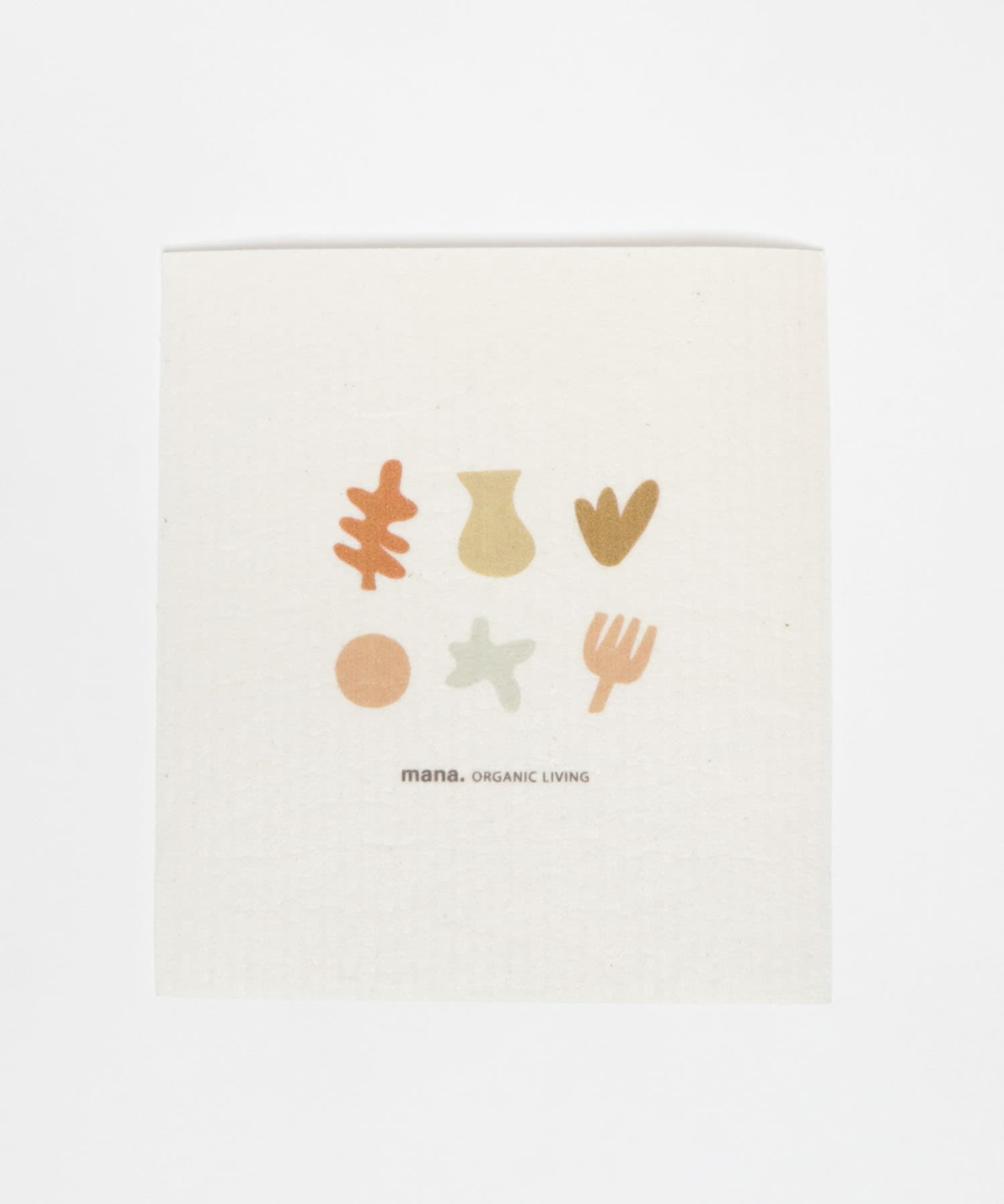 mana. ORGANIC LIVING　天然由来セルロースふきん2枚組 asort -