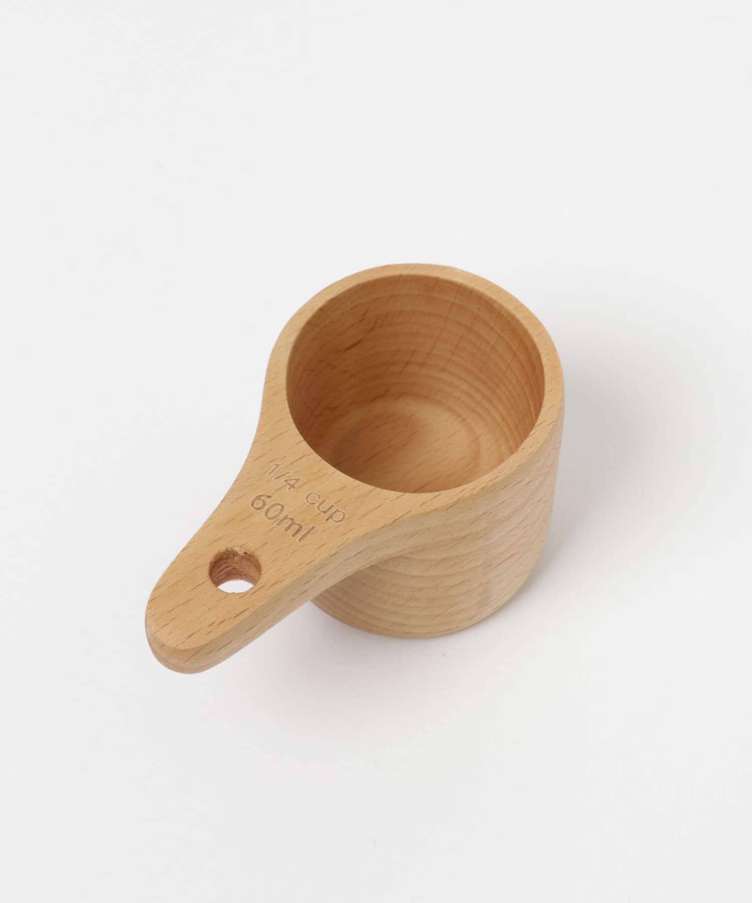 mana. ORGANIC LIVING　天然木の計量スプーン1/4カップ natural -
