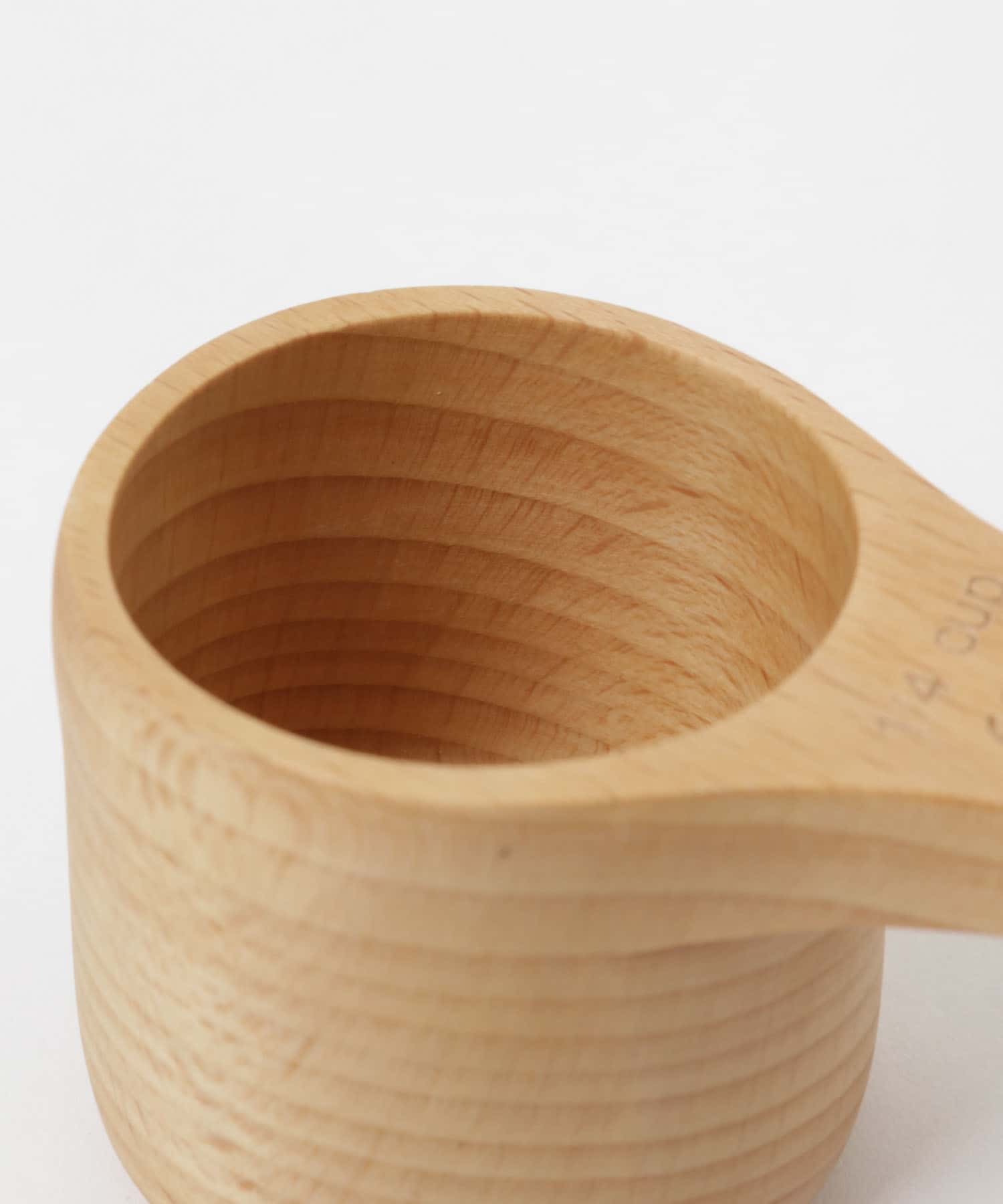 mana. ORGANIC LIVING　天然木の計量スプーン1/4カップ natural -