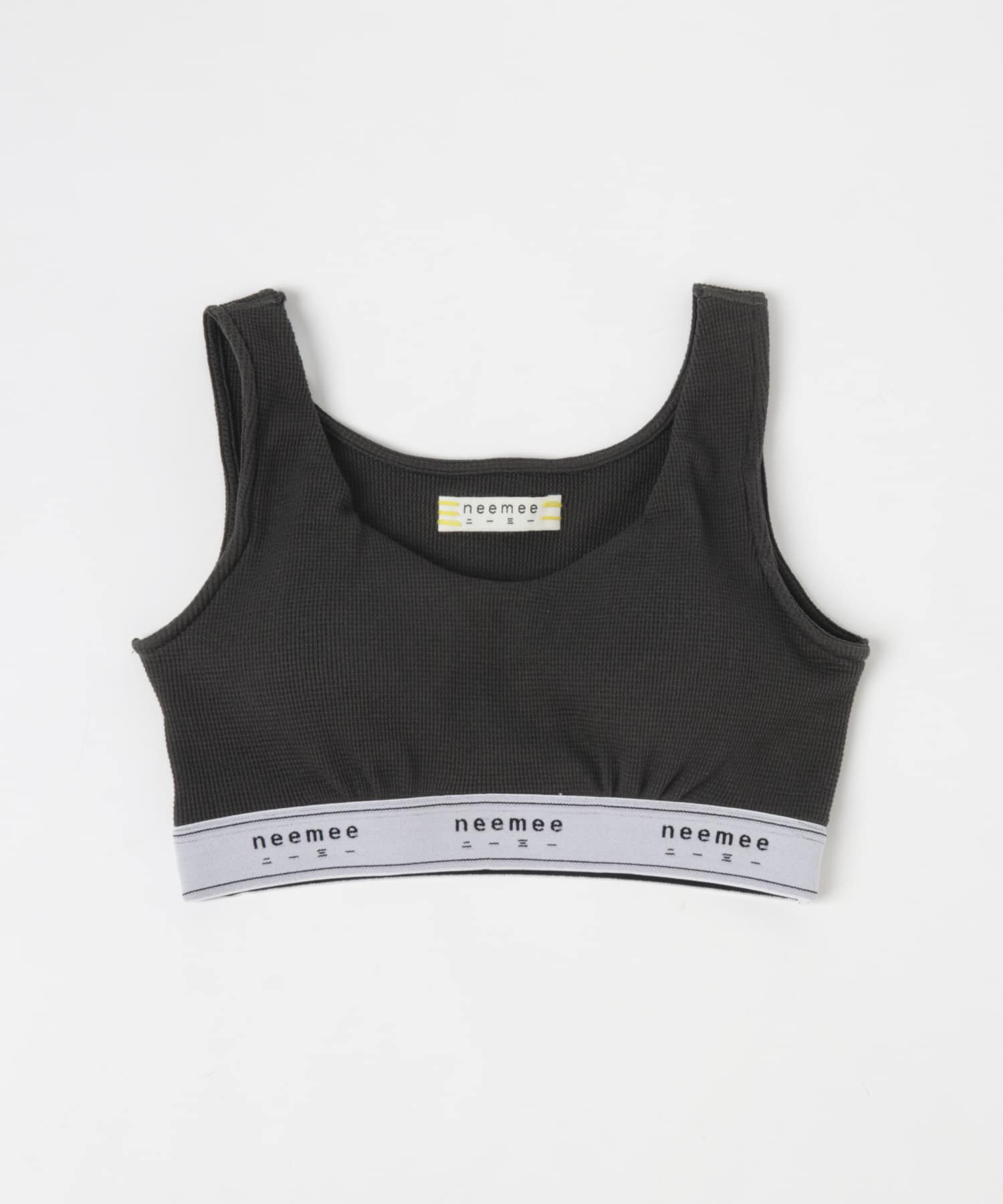 neemee　NM-ワッフルブラショーツSET BLACK one