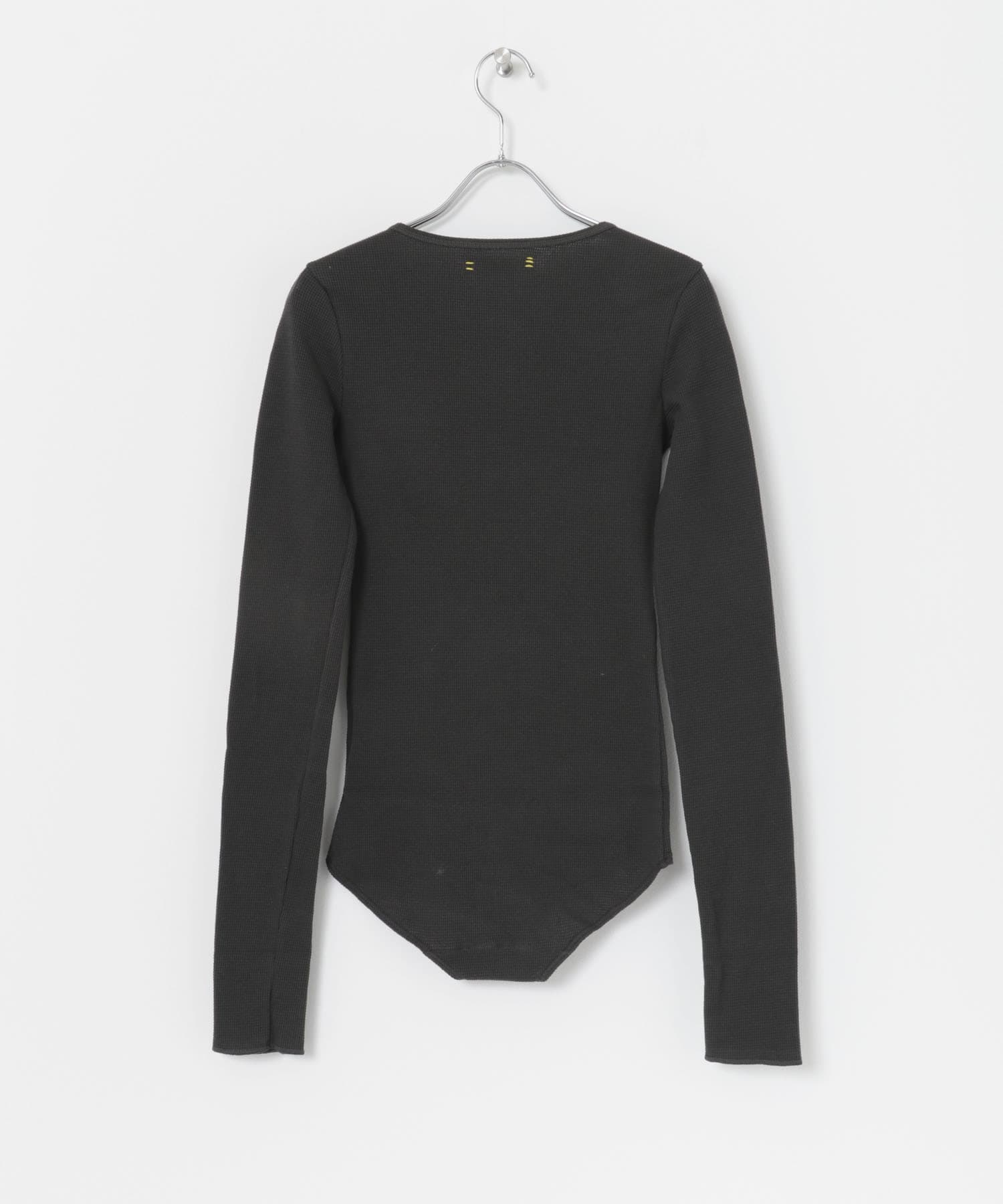 neemee　NM-ワッフルボディースーツ BLACK one