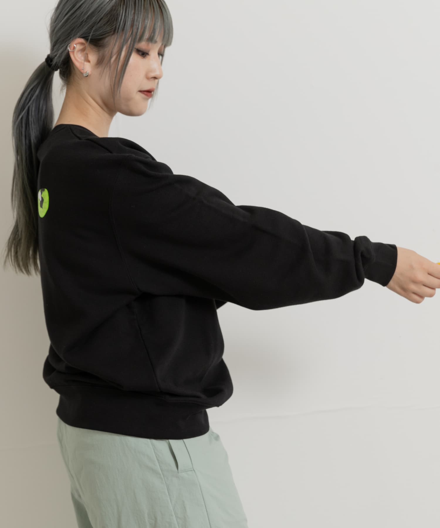 身長：156cm サイズ：L