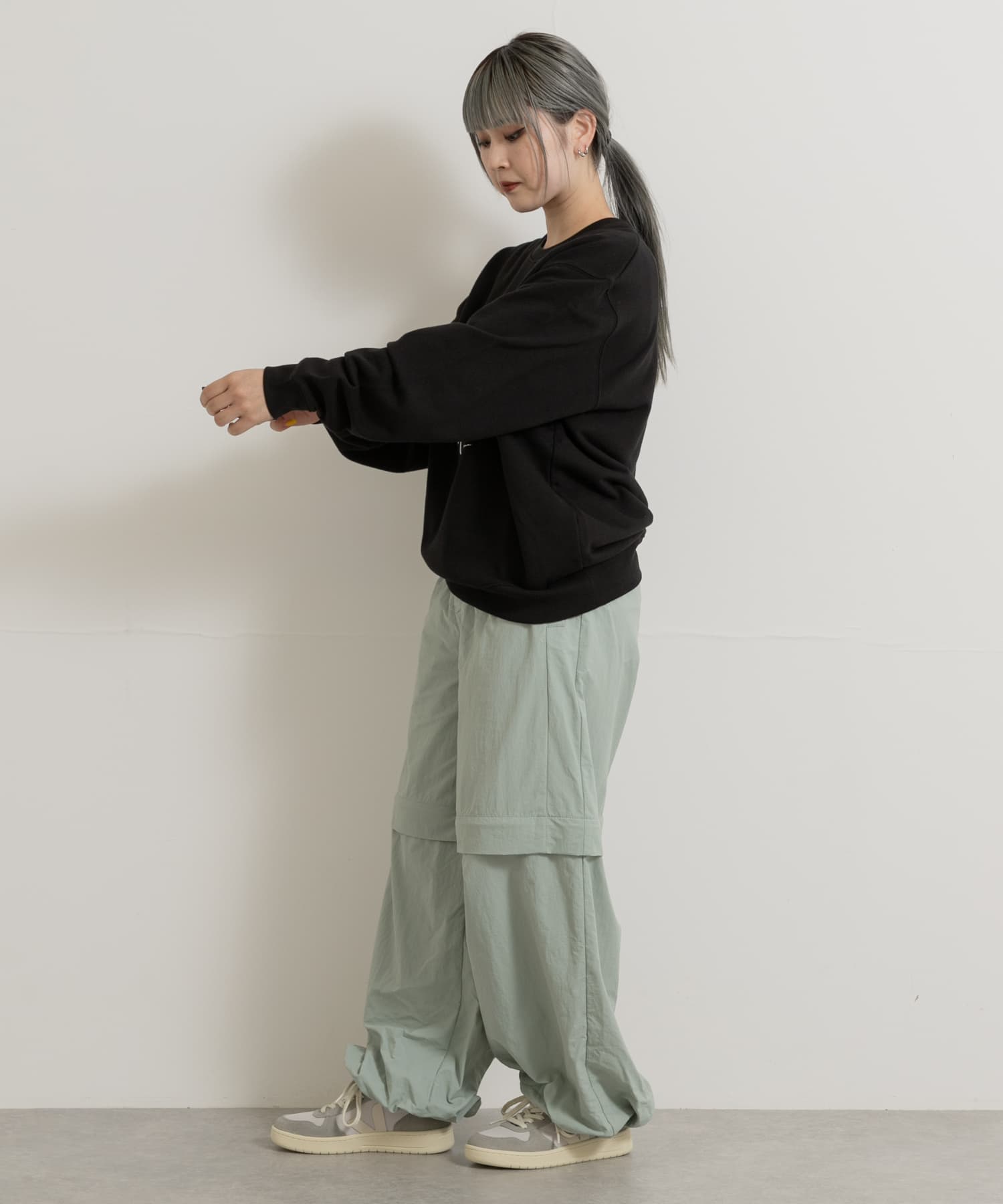 身長：156cm サイズ：L