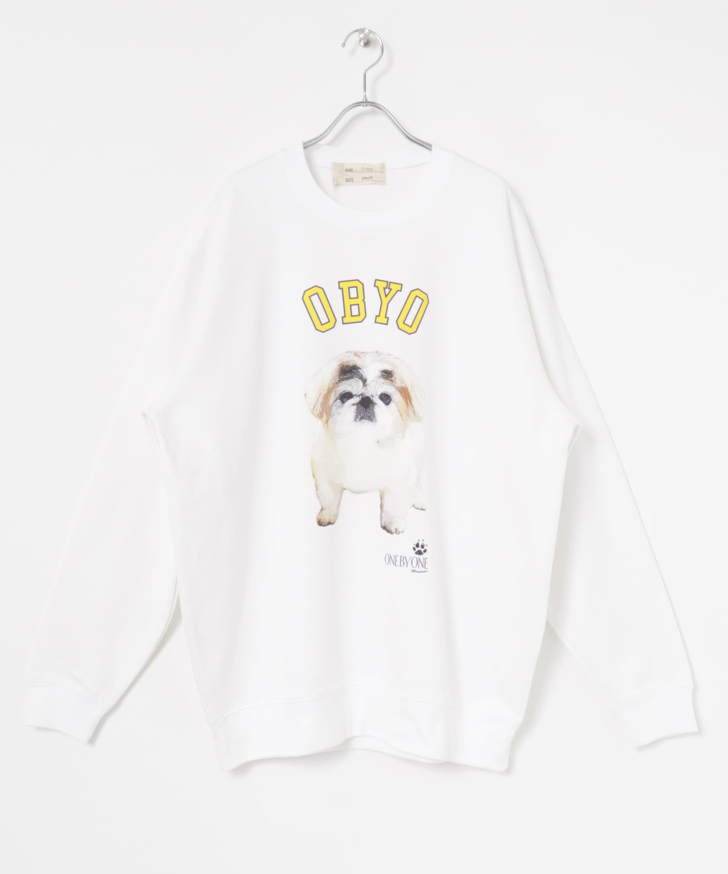 77circa　o by o-college sweat white2 M