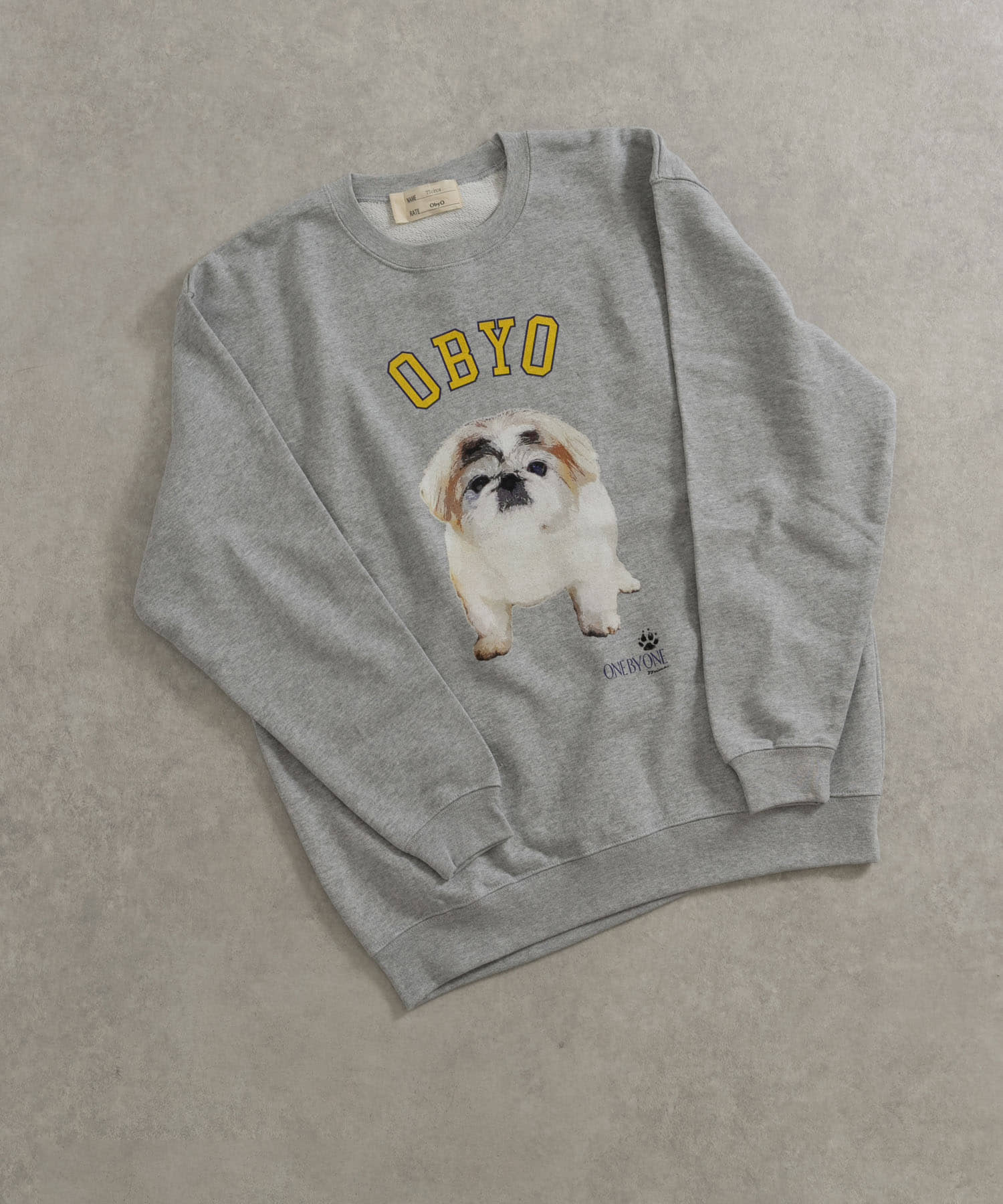 77circa　o by o-college sweat gray2 M