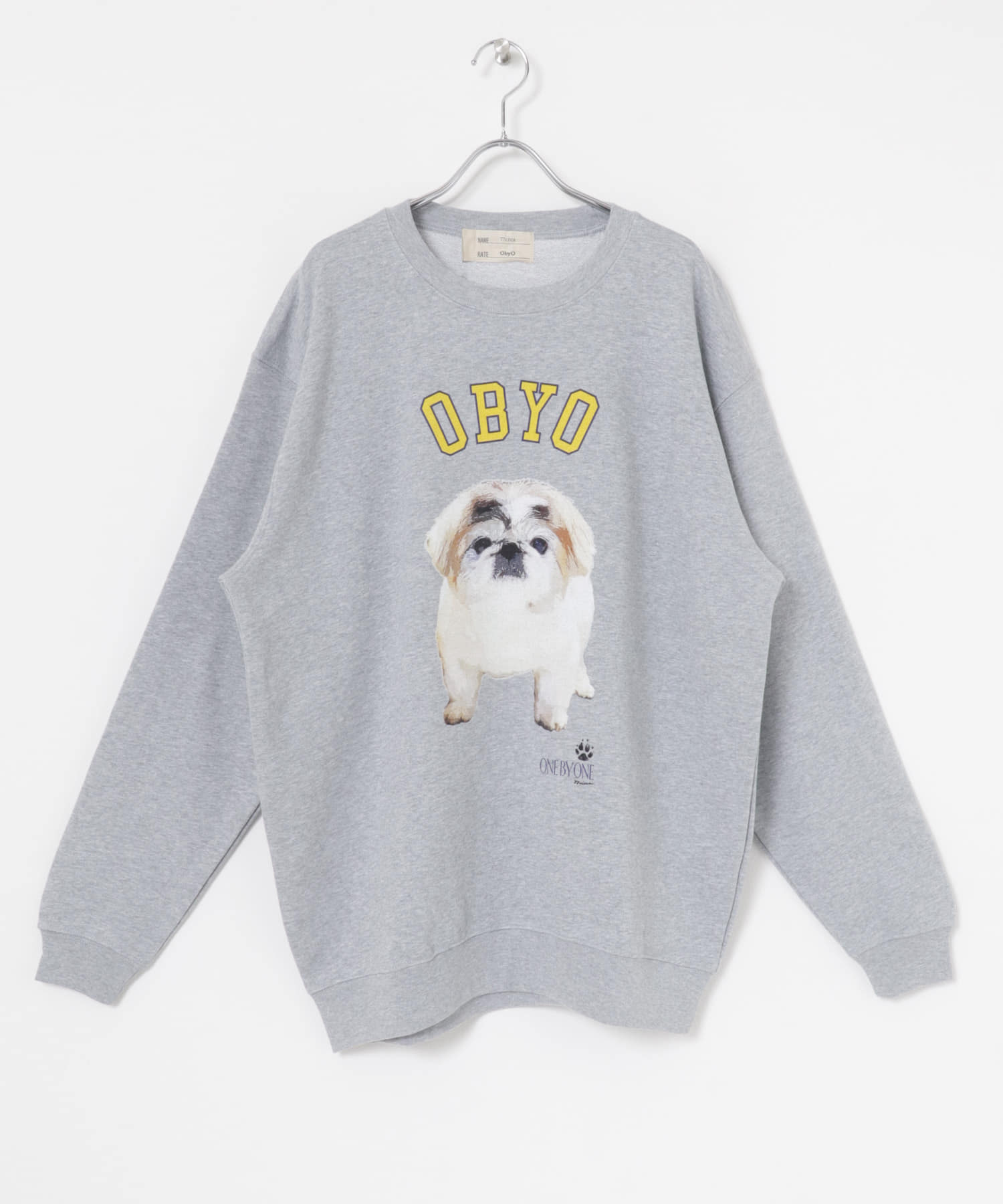 77circa　o by o-college sweat gray2 M