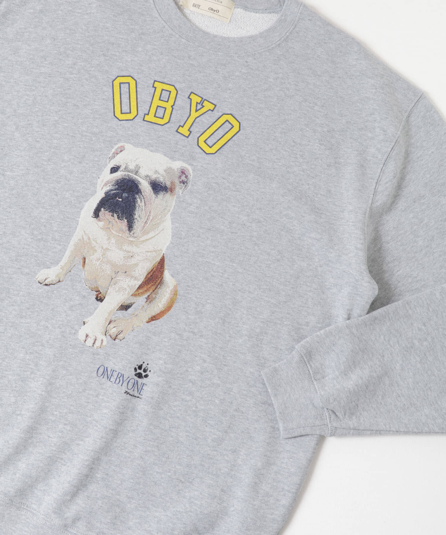 77circa　o by o-college sweat gray4 M