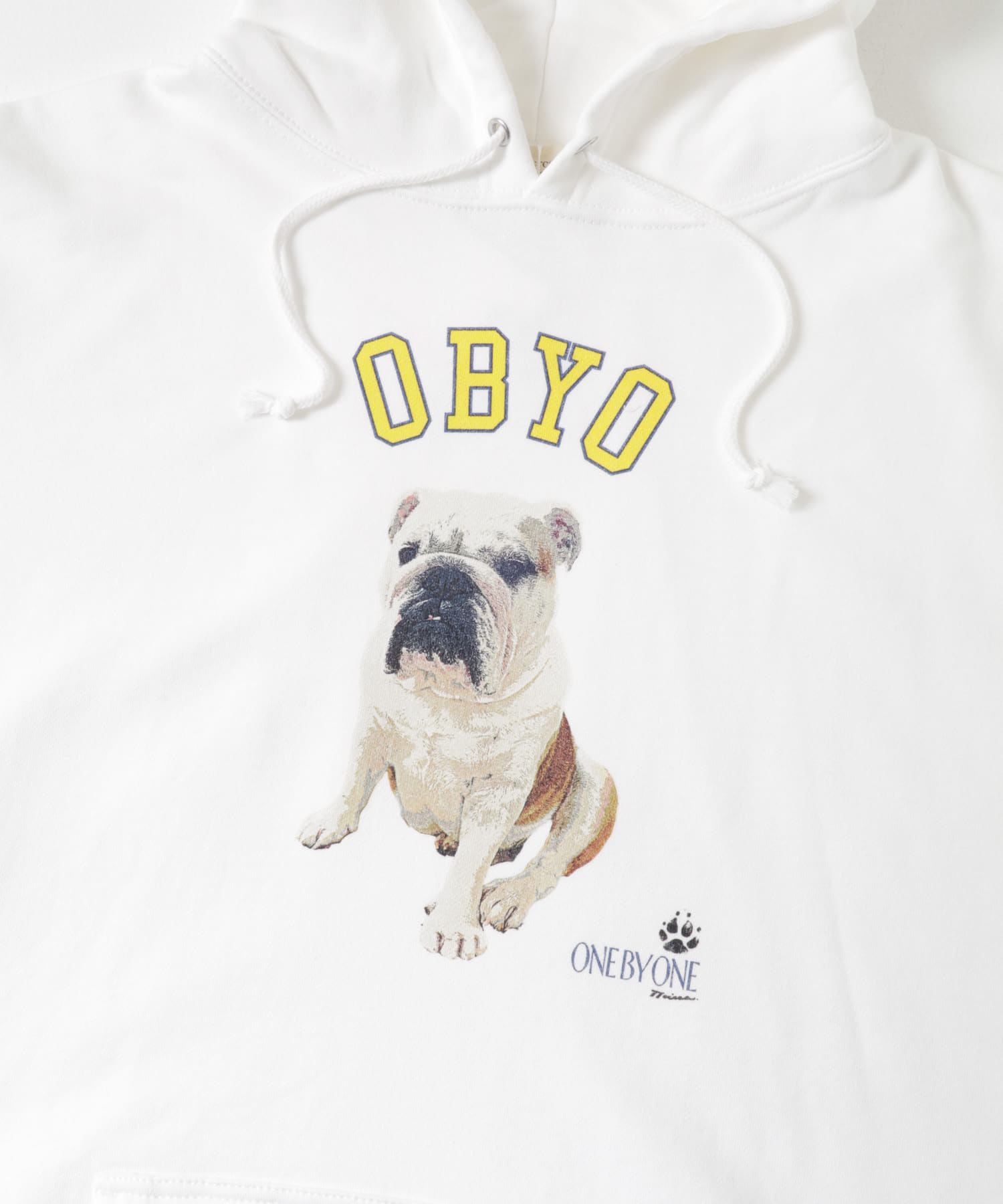 77circa　o by o-college HOODY white4 M