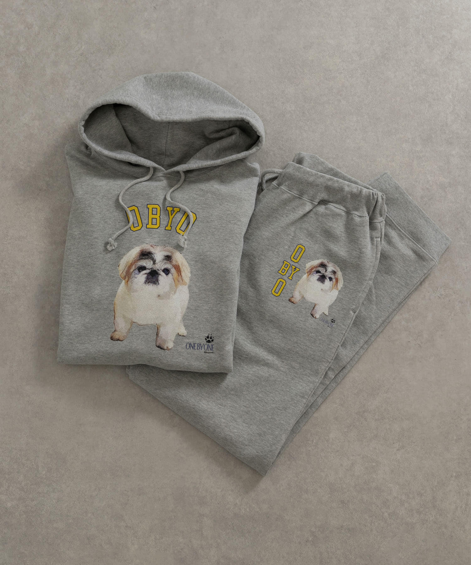 77circa　o by o-college HOODY gray2 M