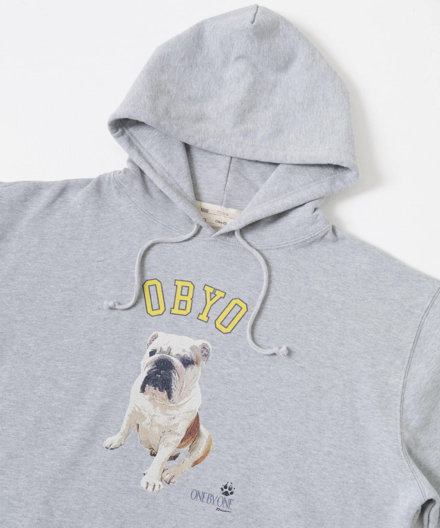 77circa　o by o-college HOODY gray4 M